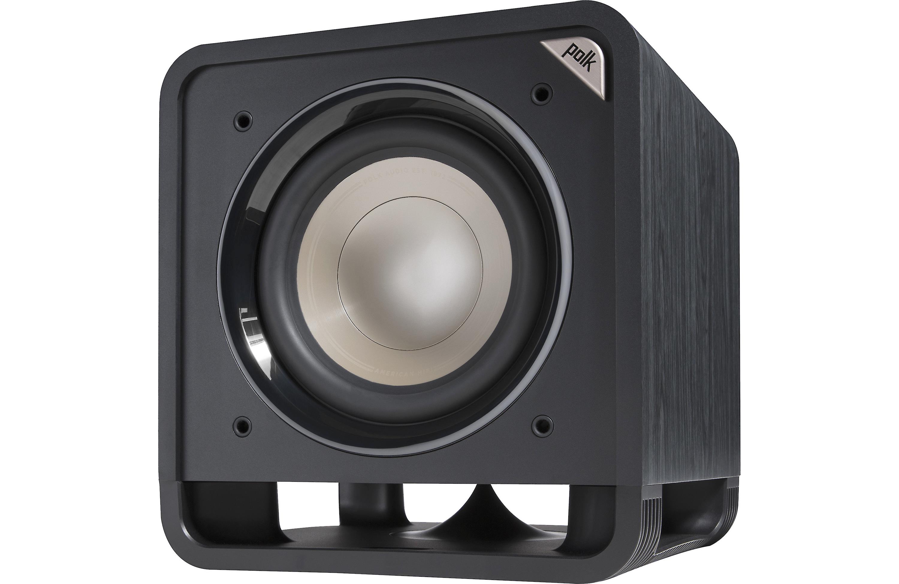 Polk Audio HTS 10 10-Inch Powered Subwoofer with Power Port Technology - Home Theater & Music Bass Enhancement