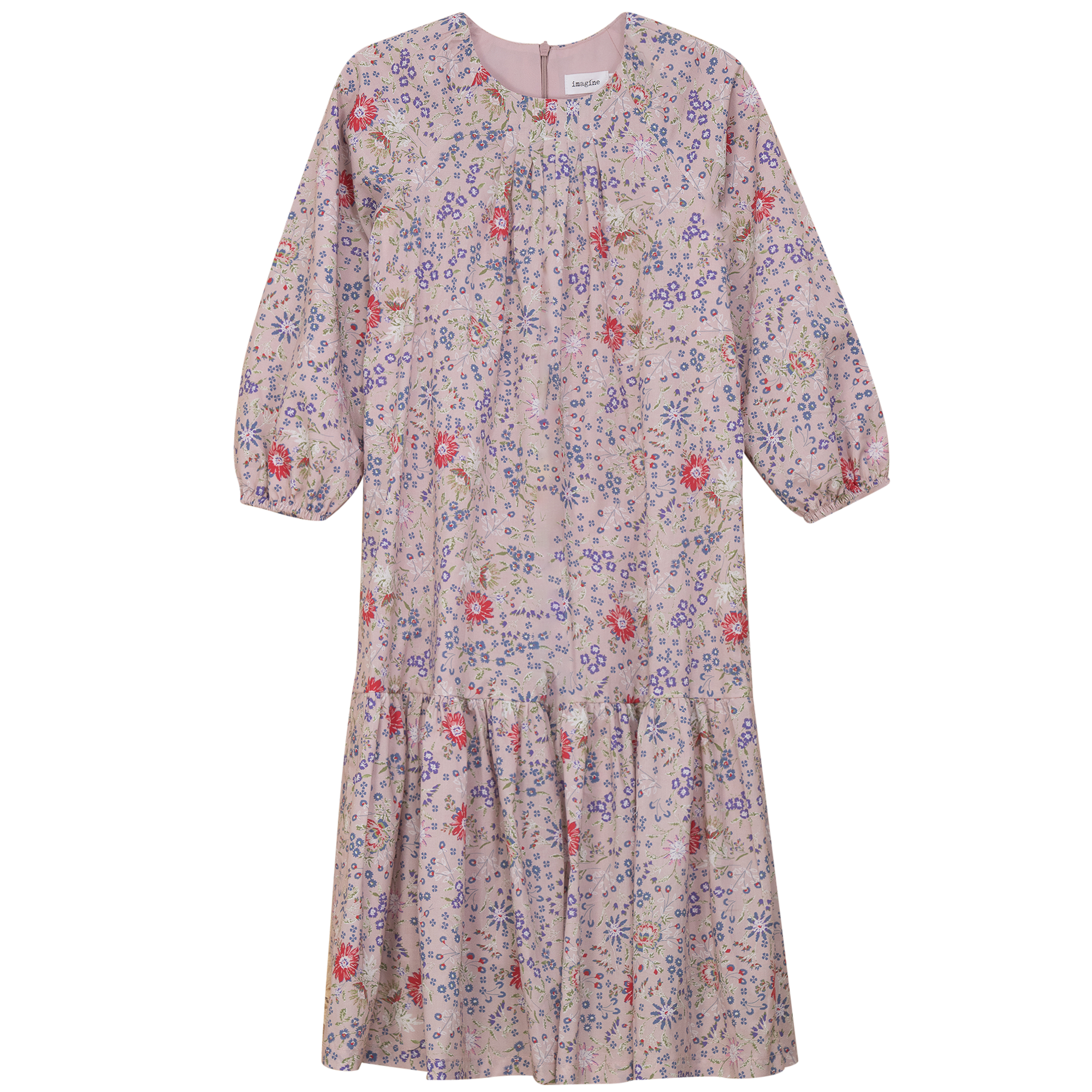 Floral Printed Dress for Women - Summer Boho Flowy Maxi Dress with Pockets - Perfect for Beach, Vacation, and Casual Outings
