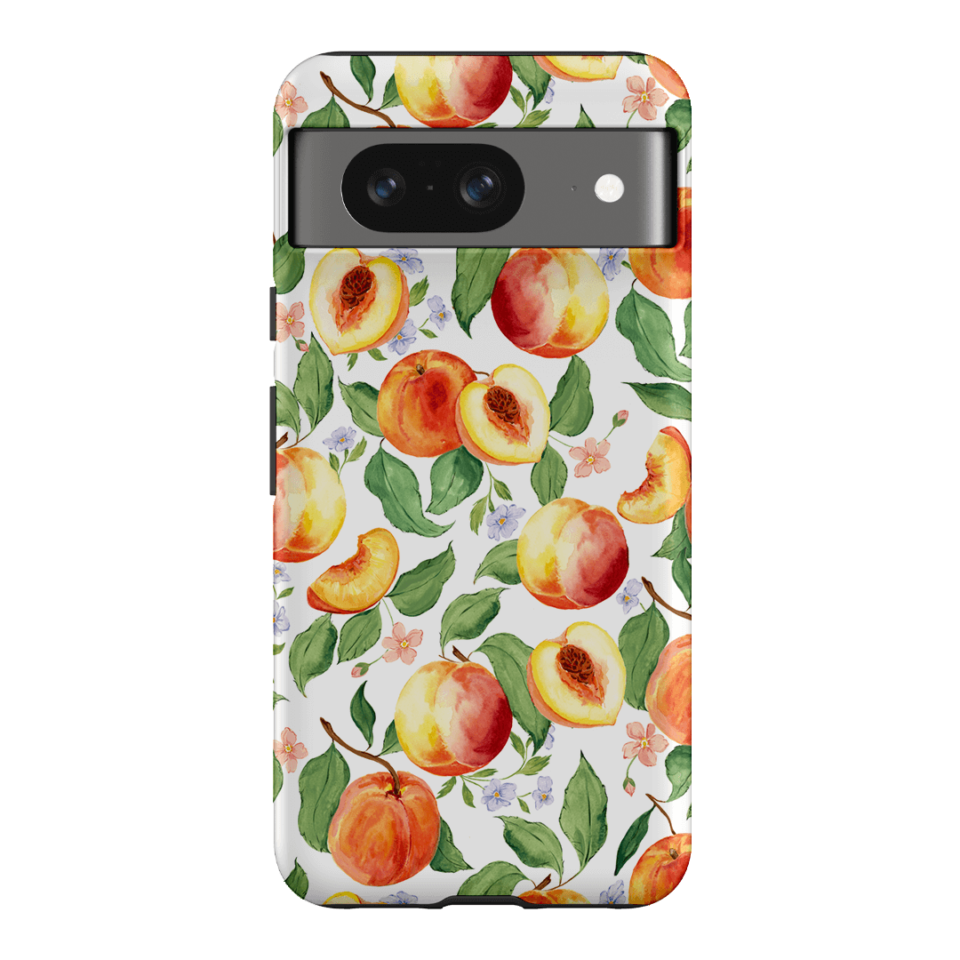 Stylish Peach Blossom Phone Case for iPhone 15/14/13/12/11 Pro Max - Floral Design Protective Cover with Shock Absorption - Perfect for Spring Fashion, Travel & Everyday Use