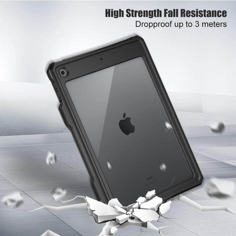 2019 iPad 10.2 (8th/7th Generation) Waterproof Case - Shockproof Protective Cover for Swimming, Beach & Outdoor Activities
