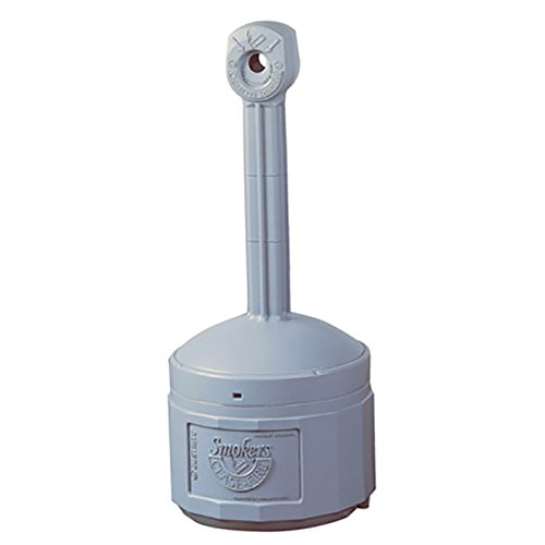 Smokers Cease-Fire Cigarette Butt Receptacle (Beige) - Outdoor Ashtray for Patio, Garden & Public Spaces | Eco-Friendly Smoking Accessory