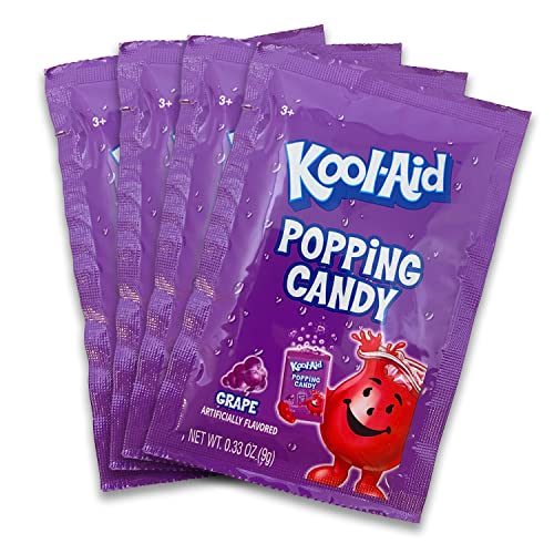 UpTop Treats Grape Kool-Aid Popping Candy - Fun & Fizzy Bubble Candy for Kids & Adults - Perfect for Parties, Movie Nights & Gifts