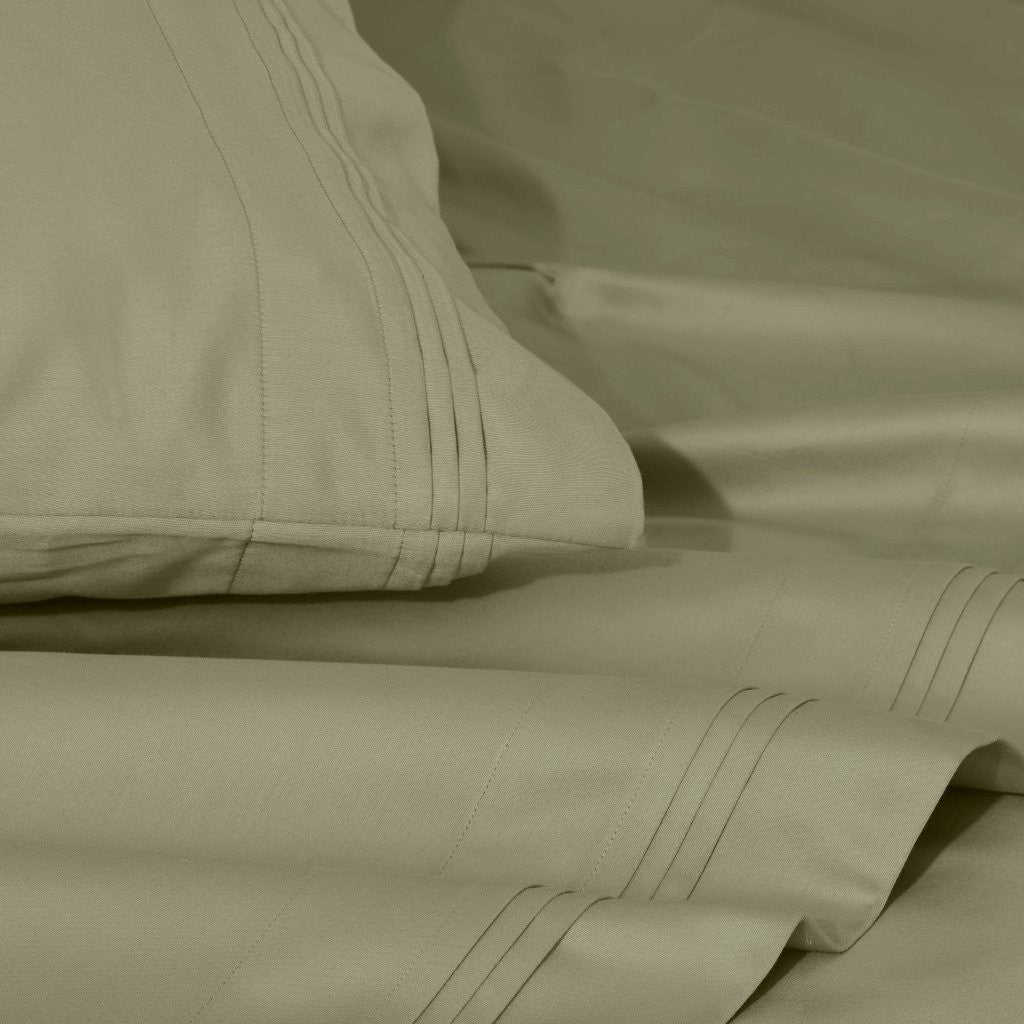 Premium 1000 Thread Count Egyptian Cotton Sheet Set - Eco-Friendly, Breathable & Hypoallergenic - Perfect for Luxury Bedding & Hot Sleepers