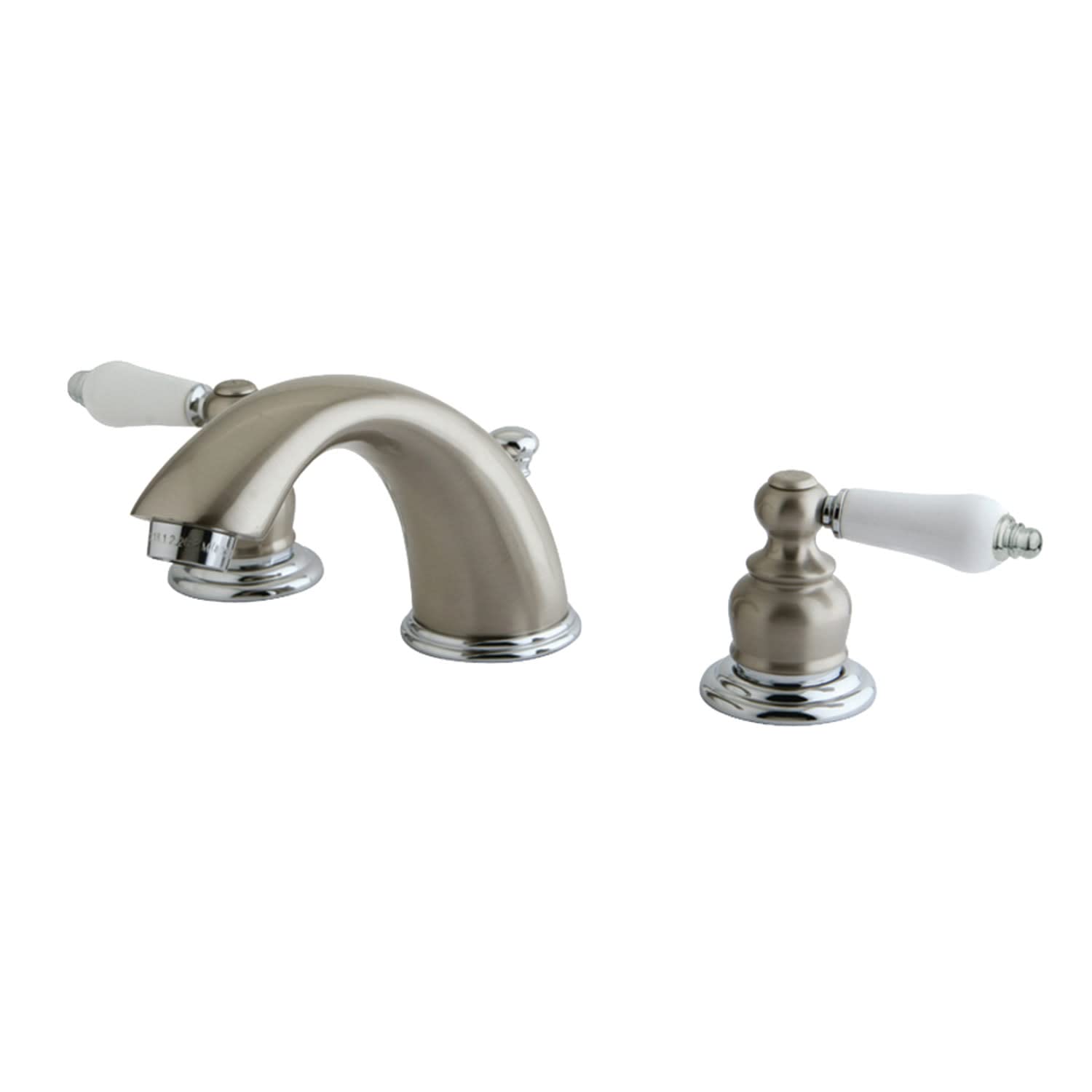 Kingston Brass KB977B Victorian Widespread Bathroom Faucet - 8-Inch Adjustable Center Brushed Brass Finish - Perfect for Classic and Vintage Style Bathrooms