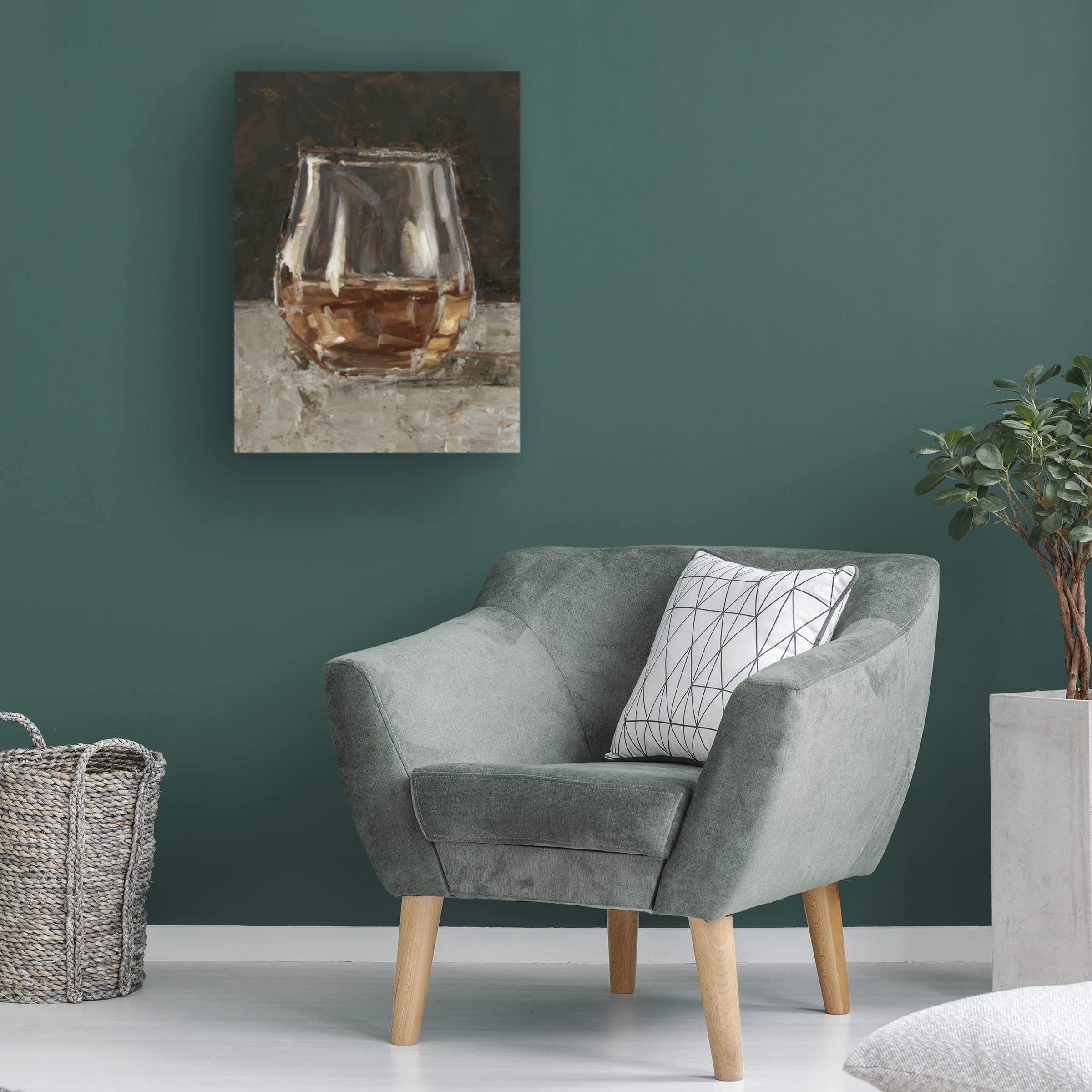 Trademark Fine Art 'The Hard Stuff IV' Canvas Wall Art by Ethan Harper - Modern Home Decor for Living Room, Bedroom & Office