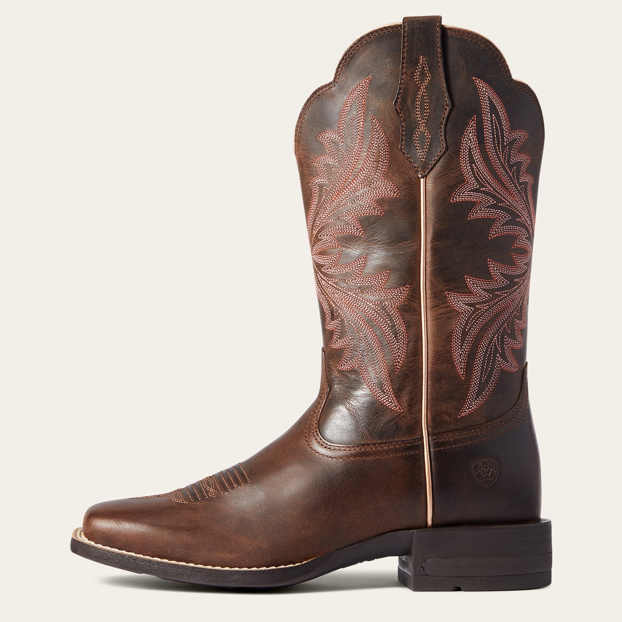 Ariat Women's West Bound Sassy Brown Square Toe Cowboy Boots - Comfortable Western Riding & Fashion Boots for Country Dancing, Rodeo & Everyday Wear