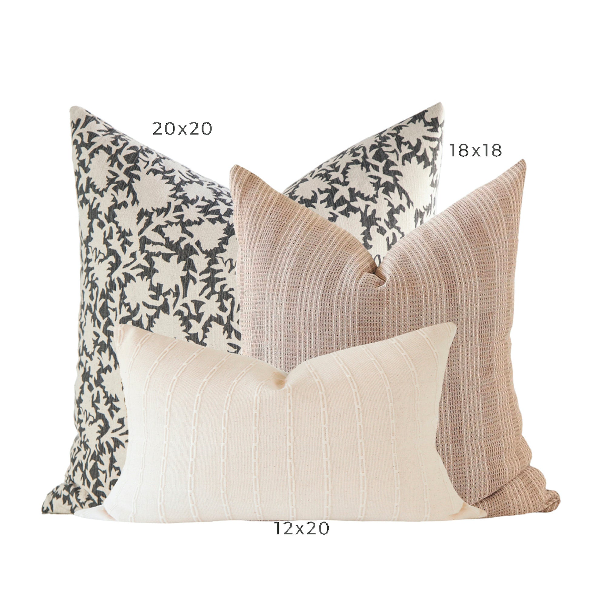 Premium Pillow Combination Set #81 - Soft & Supportive Pillows for Back, Stomach & Side Sleepers - Perfect for Bedroom, Guest Room & Travel