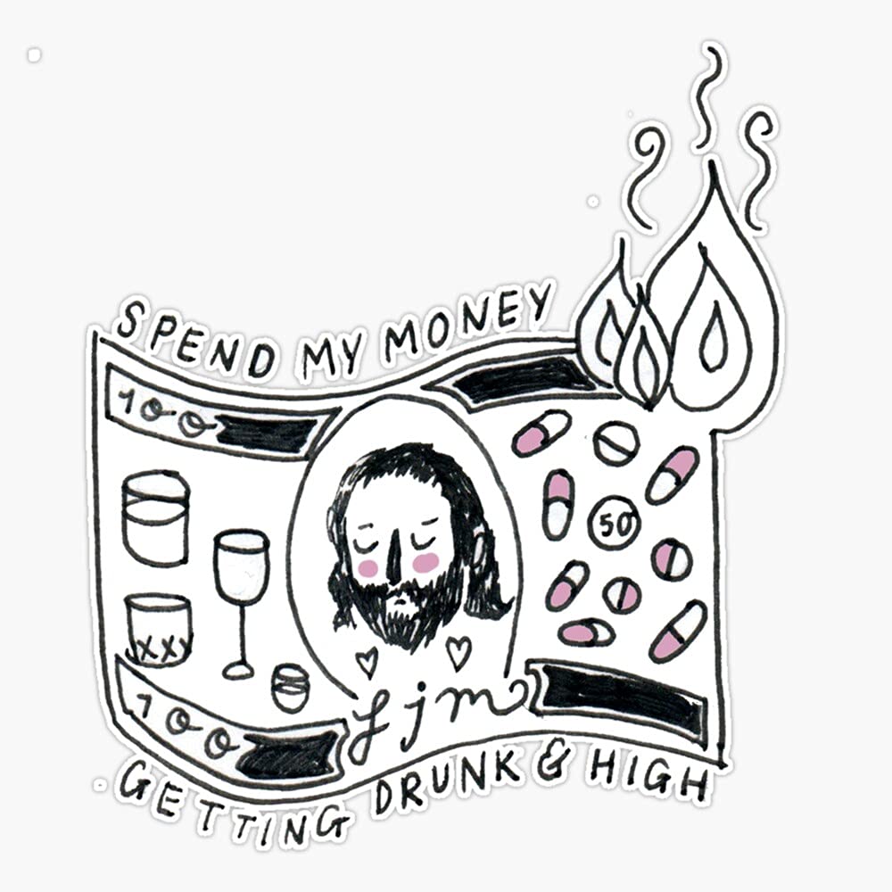 Funny 'Spend My Money' Bumper Sticker - 5