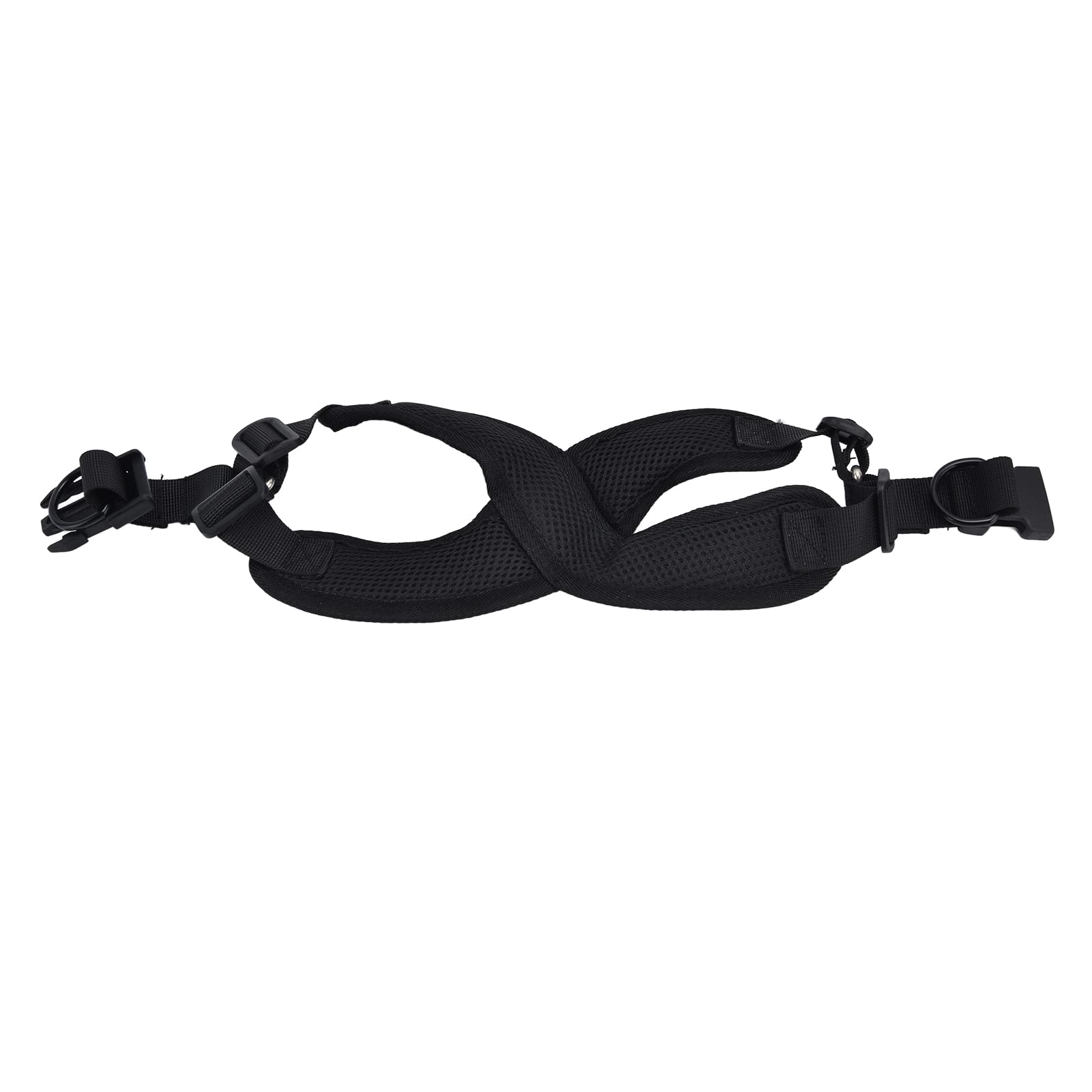 **Premium Adjustable Puppy Harness - Soft, Breathable & Durable Ergonomic Design for Small, Medium & Large Dogs - Easy to Use (Black, Size L) - Perfect for Walks, Training & Outdoor Adventures**