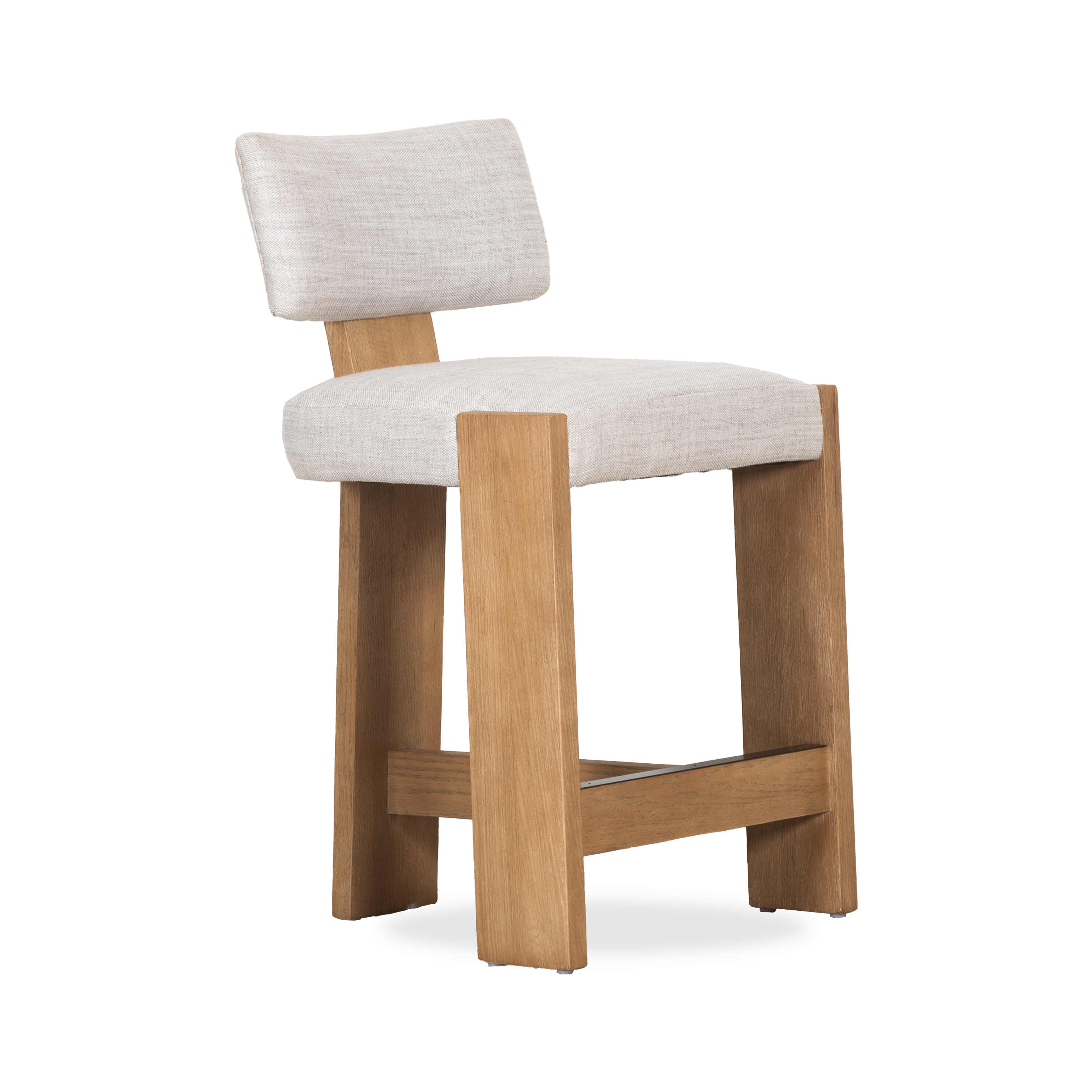 Atrio Counter Stool - Modern Bar Stools for Kitchen Island, Breakfast Nook & Home Bar - Adjustable Height Swivel Stool with Padded Seat - Perfect for Dining, Entertaining & Small Spaces