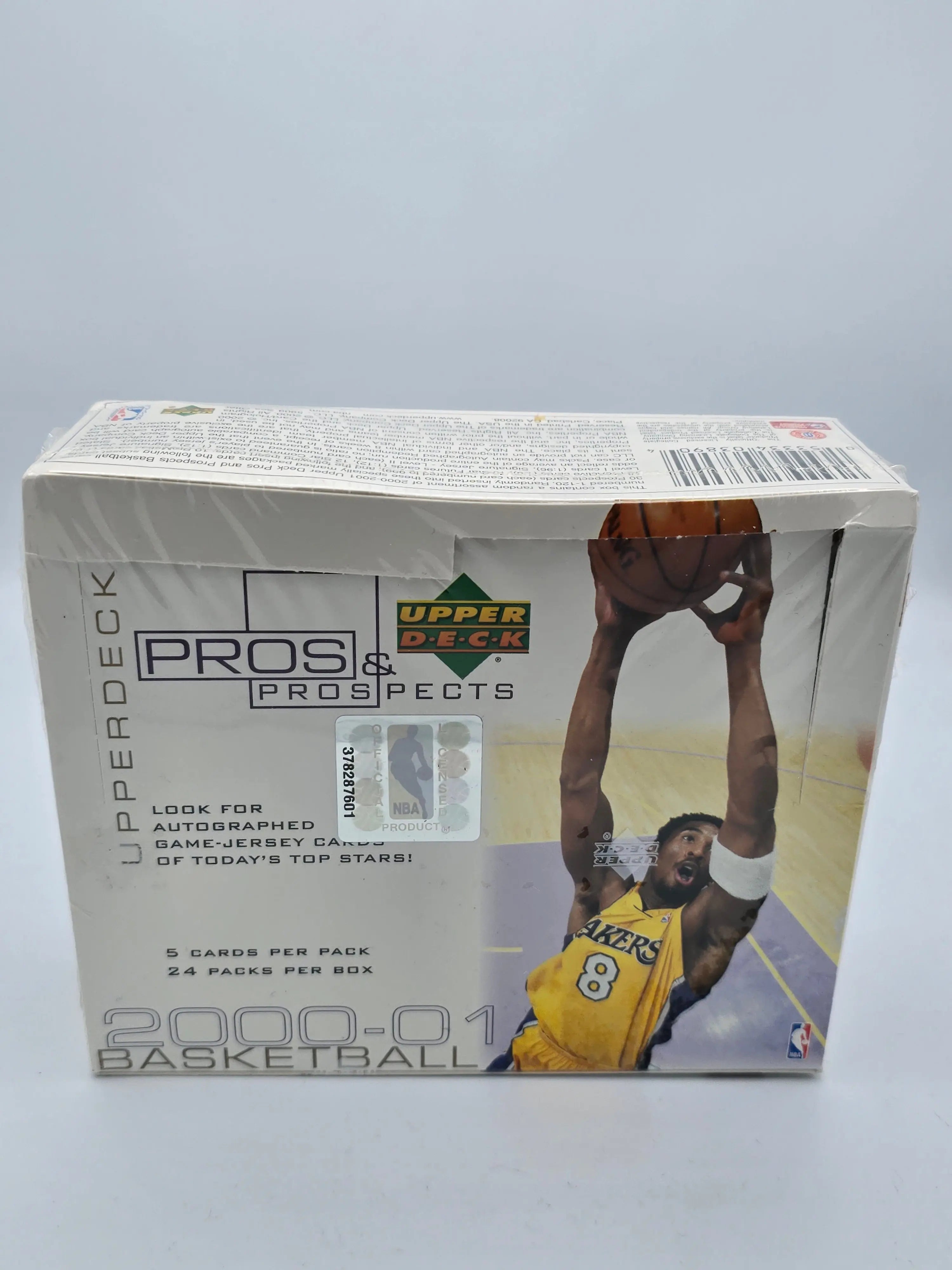 2000-01 Upper Deck Basketball Pros & Prospects Sealed Unopened Wax Box - Vintage NBA Trading Cards Collection for Collectors & Investors - Perfect for Sports Memorabilia Displays & Card Shows