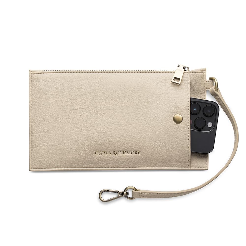 Vegan Leather Sling Bag 2.0 for Women - Crossbody Shoulder Purse in Parchment | Perfect for Travel, Work & Everyday Use