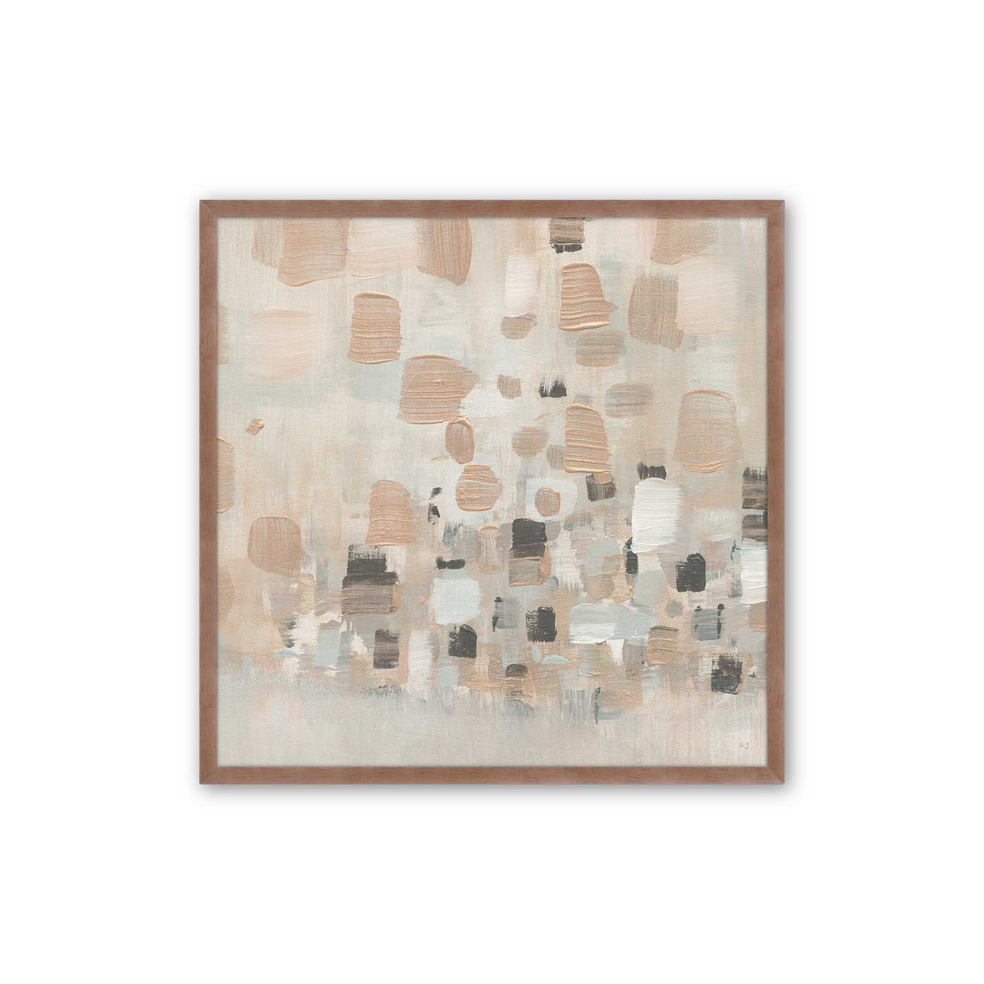 Earthen Harmony Abstract Print Wall Art - Modern Boho Home Decor for Living Room, Bedroom & Office