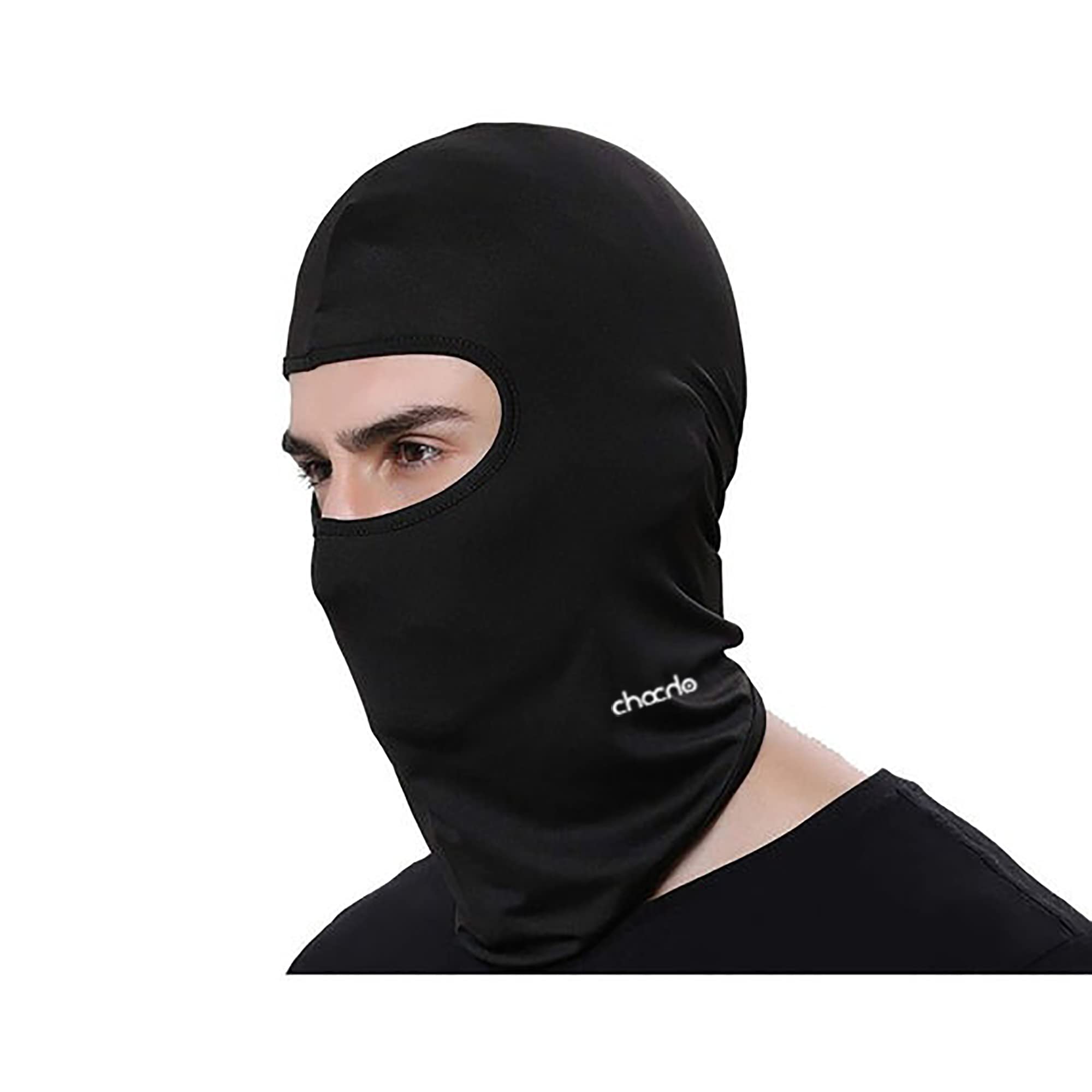 ChoCho Track Full Face Mask Cover - Balaclava for Motorcycle, Cycling, Ski & Outdoor Sports - Breathable & Comfortable - Perfect for Cold Weather & Extreme Sports - Black