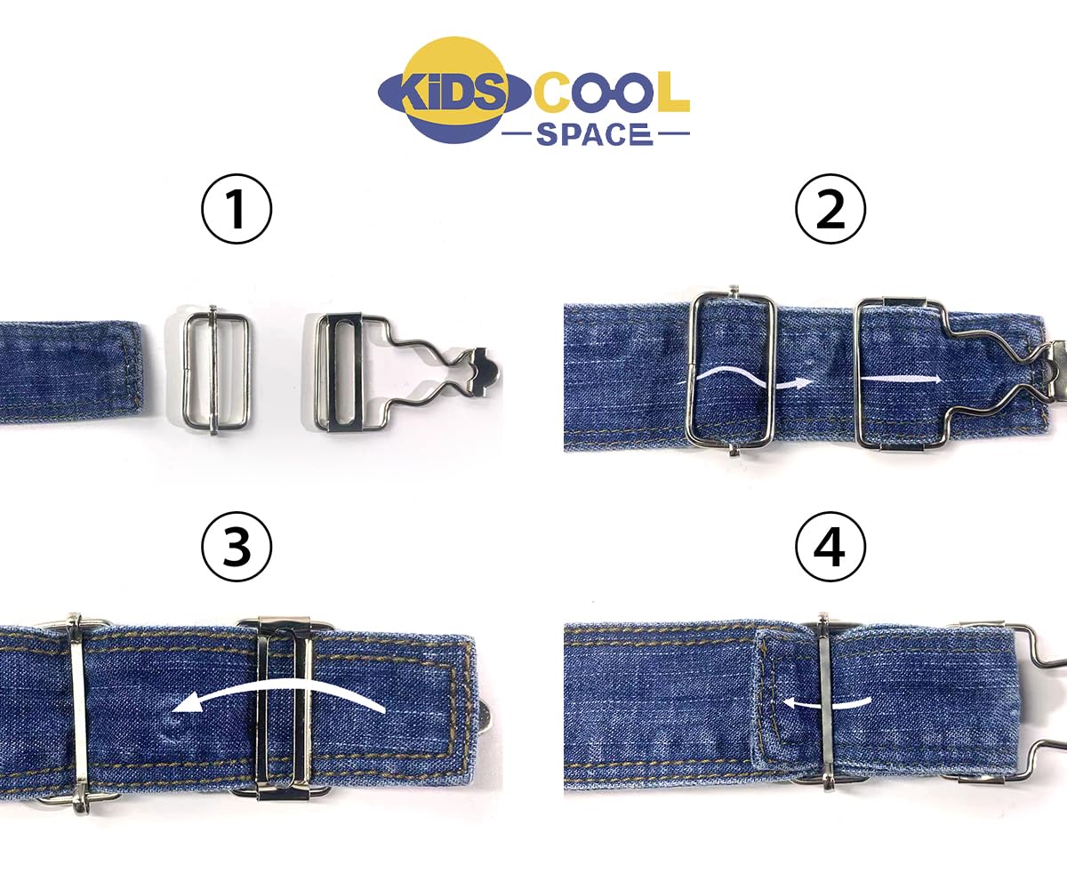 KIDSCOOL SPACE Girls Denim Skirt - Ripped A-Line Jean Overall Dress for Little & Big Girls (6-14T) | Stylish Casual Outfit for School, Playdates & Family Outings