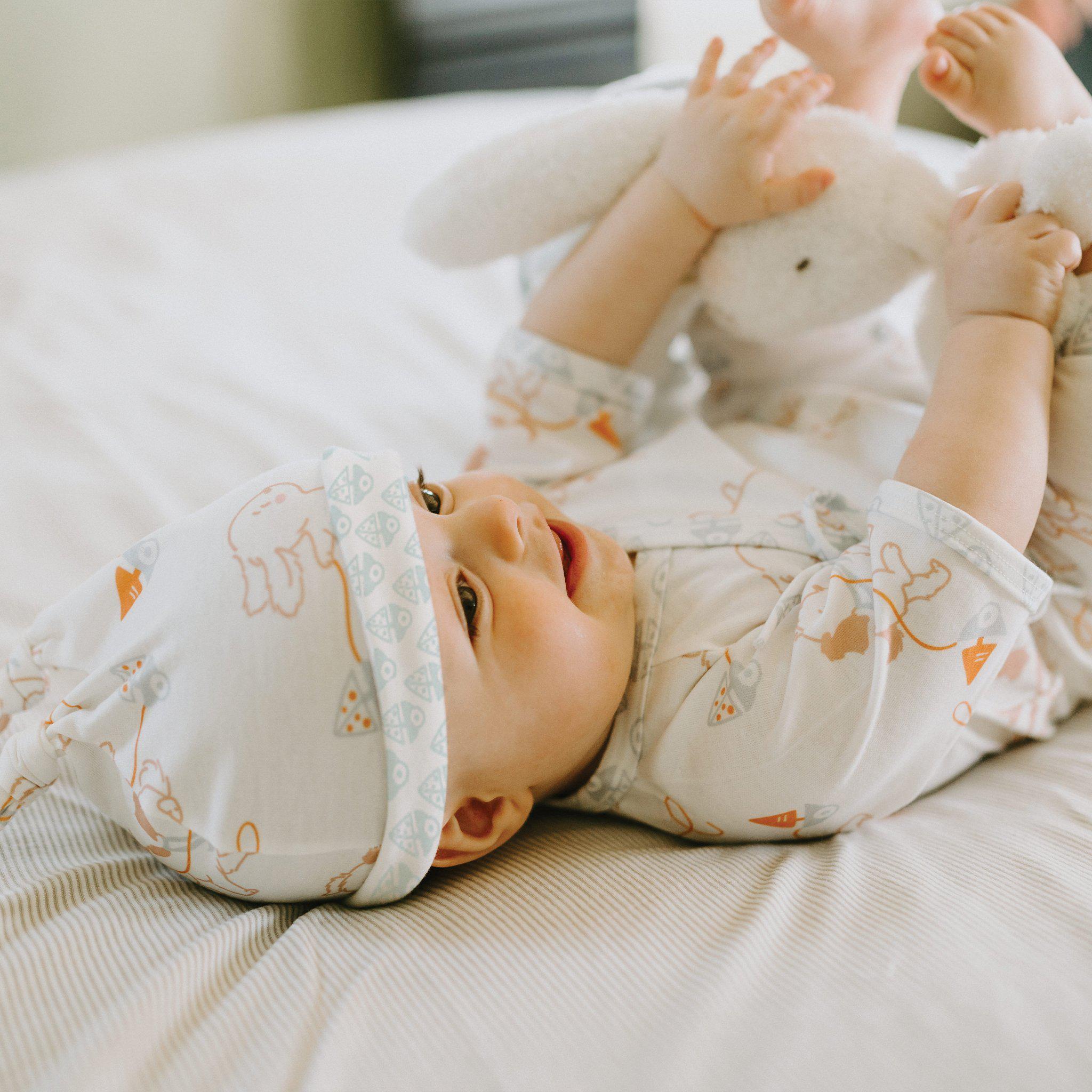 Skipit & Bud Kimono Romper and Hat Set for Baby Girls - Cute Japanese Style Outfit with Matching Hat - Perfect for Photoshoots, Parties, and Special Occasions