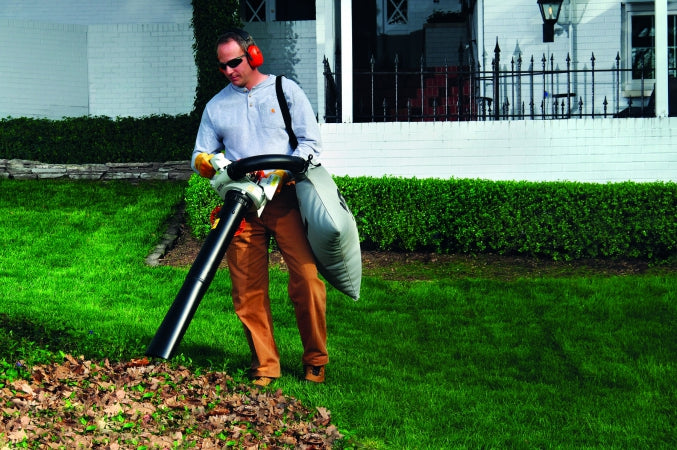 STIHL SH 86 C E Handheld Leaf Blower Vacuum Mulcher - Easy Start Gas Powered Yard Cleanup Tool for Lawn, Garden & Leaf Collection
