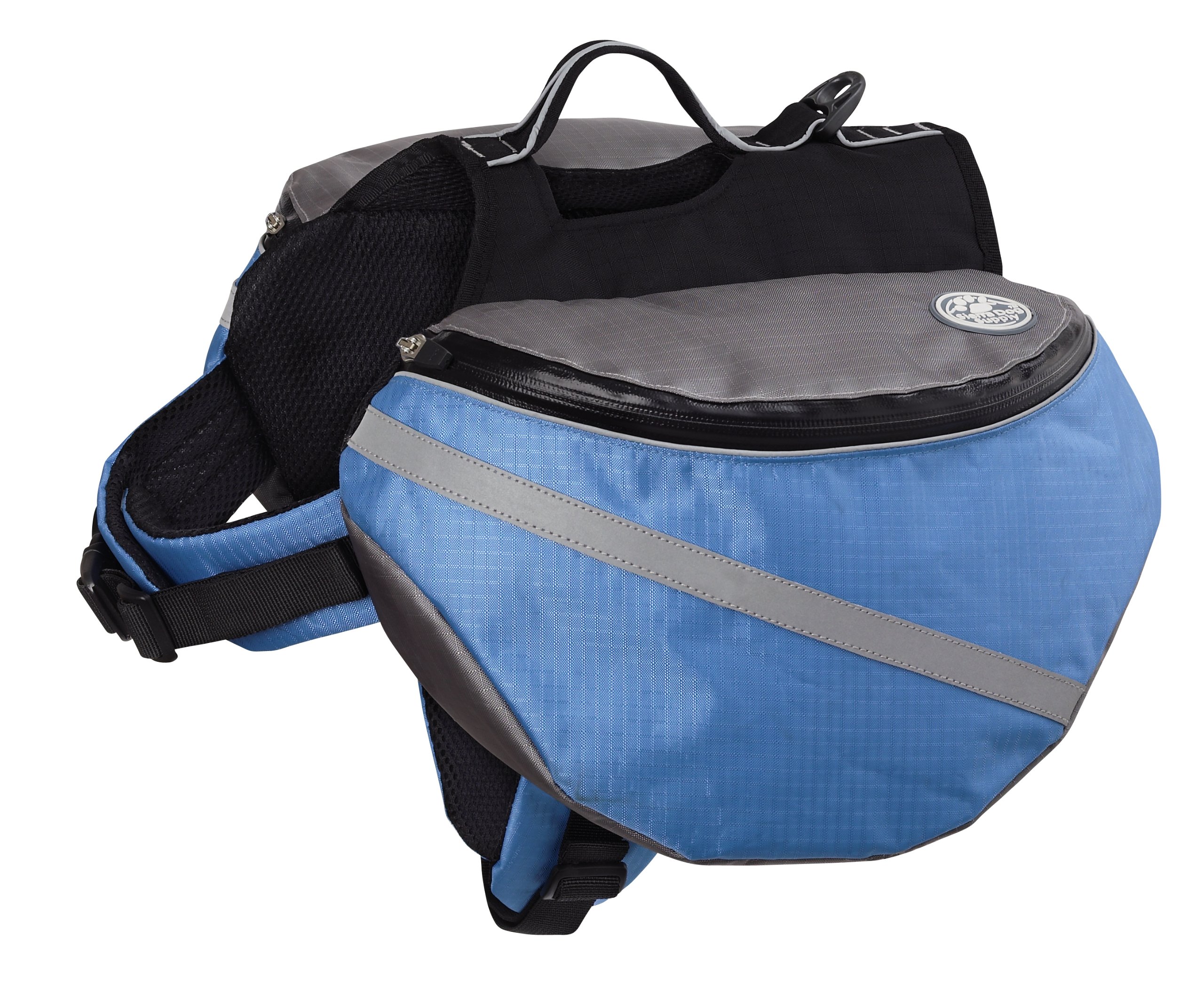 Doggles Dog Backpack for Small Dogs - Lightweight & Durable Pet Carrier with Adjustable Straps - Perfect for Hiking, Travel & Outdoor Adventures (Blue/Gray)