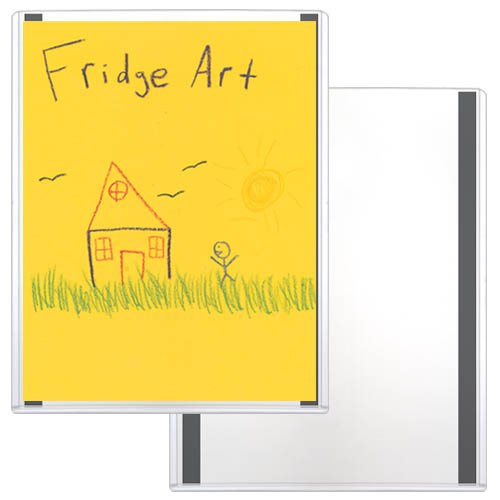 StoreSMART 25-Pack Magnetic Refrigerator Frames for Art Display - 8.5