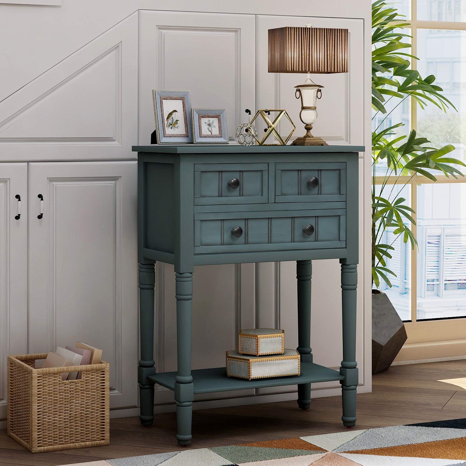 VEAREAR Rustic Console Table 23