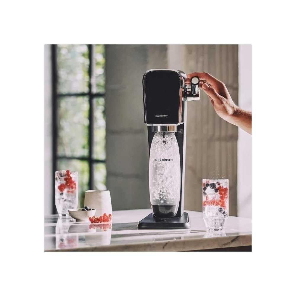 SodaStream Sparkling Water Maker Machine - Dishwasher Safe, Easy to Use for Carbonated Drinks at Home, Office or Parties | Perfect for Healthy Hydration & Homemade Sodas