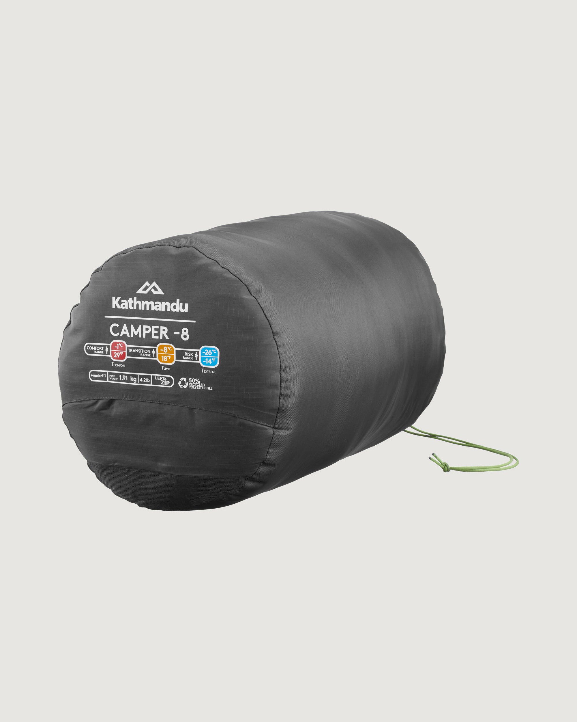 Granite Camper Sleeping Bag - 8 Season Warm & Waterproof for Outdoor Camping, Hiking & Backpacking Adventures