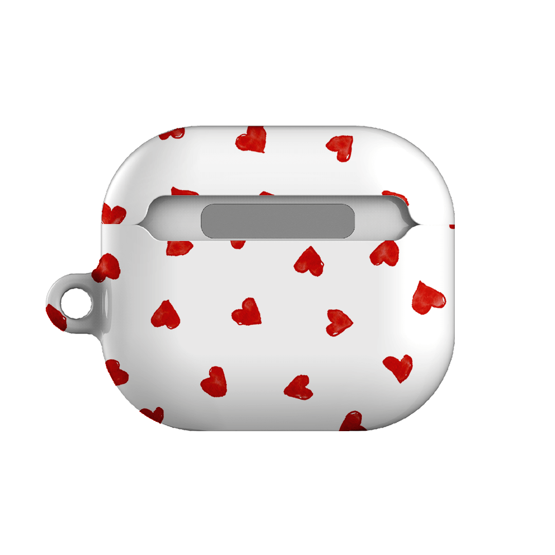 Cute Love Hearts AirPods Case Cover - Trendy Protective Case for AirPods 1/2/3 & Pro - Perfect Gift for Valentine's Day, Anniversary & Couples