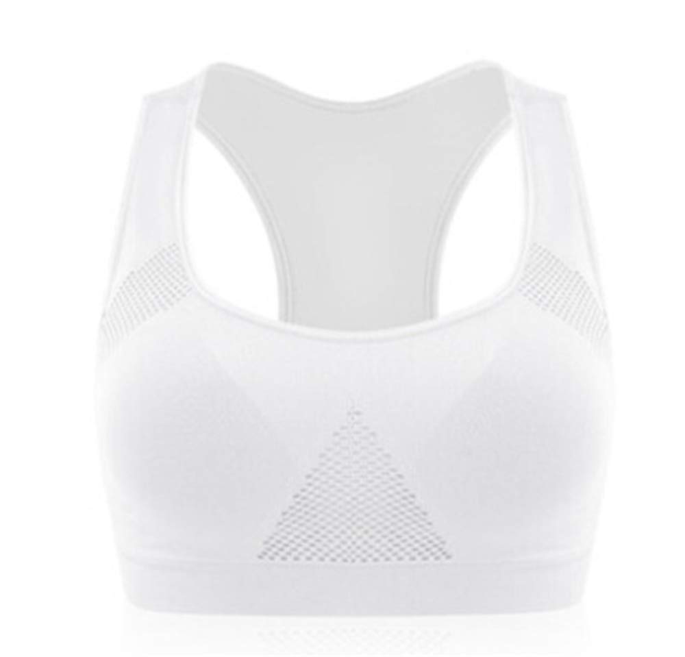 MOONMALLS Women's Racerback Sports Bras - Seamless Yoga Bra with Removable Pads, Breathable Nylon Workout Top for Running, Gym & Yoga | High Support Activewear for Fitness & Daily Wear