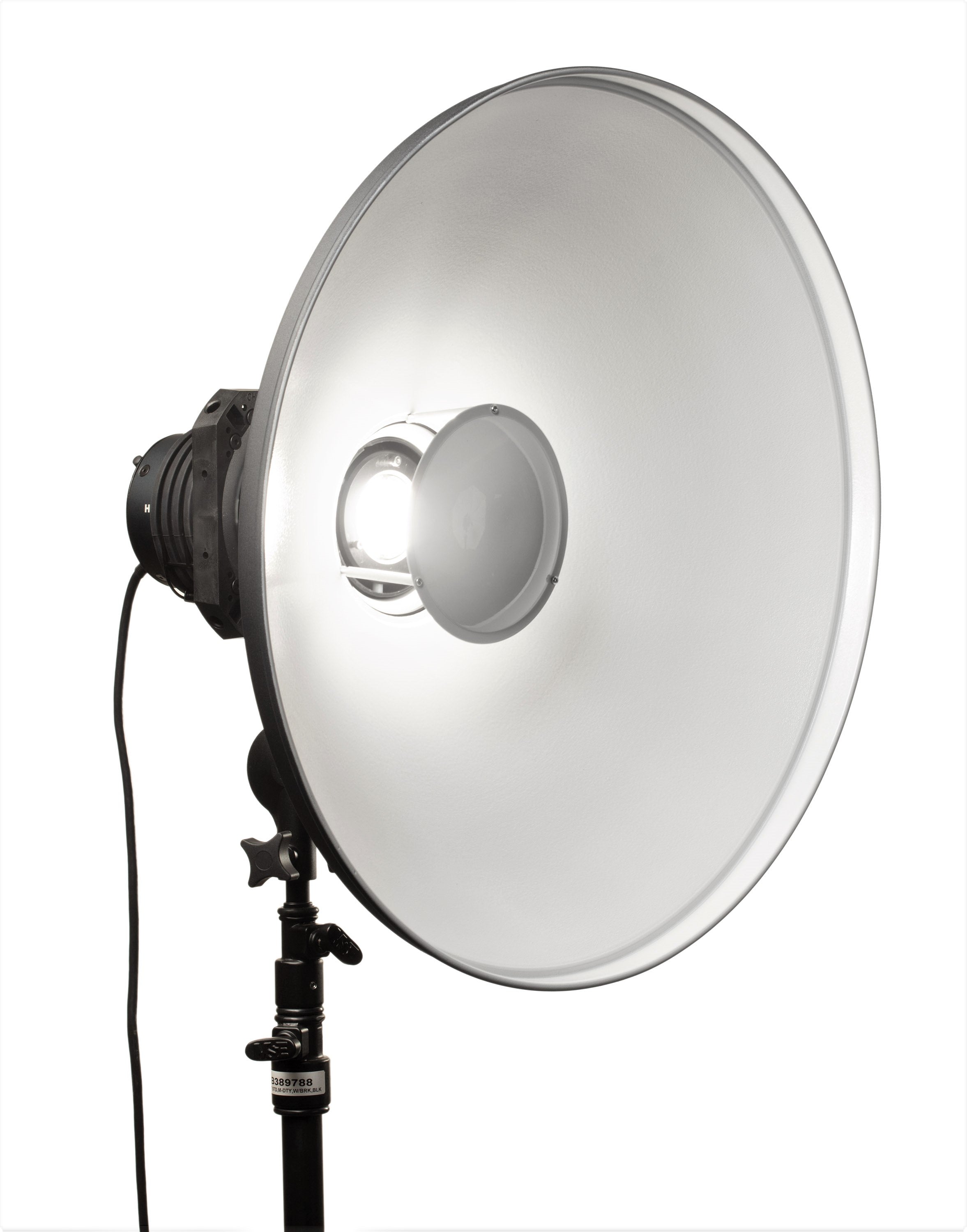 Professional Hive Lighting Hard Beauty Dish with White Interior - Omni Color LED Studio Light for Photography, Videography & Makeup Artistry