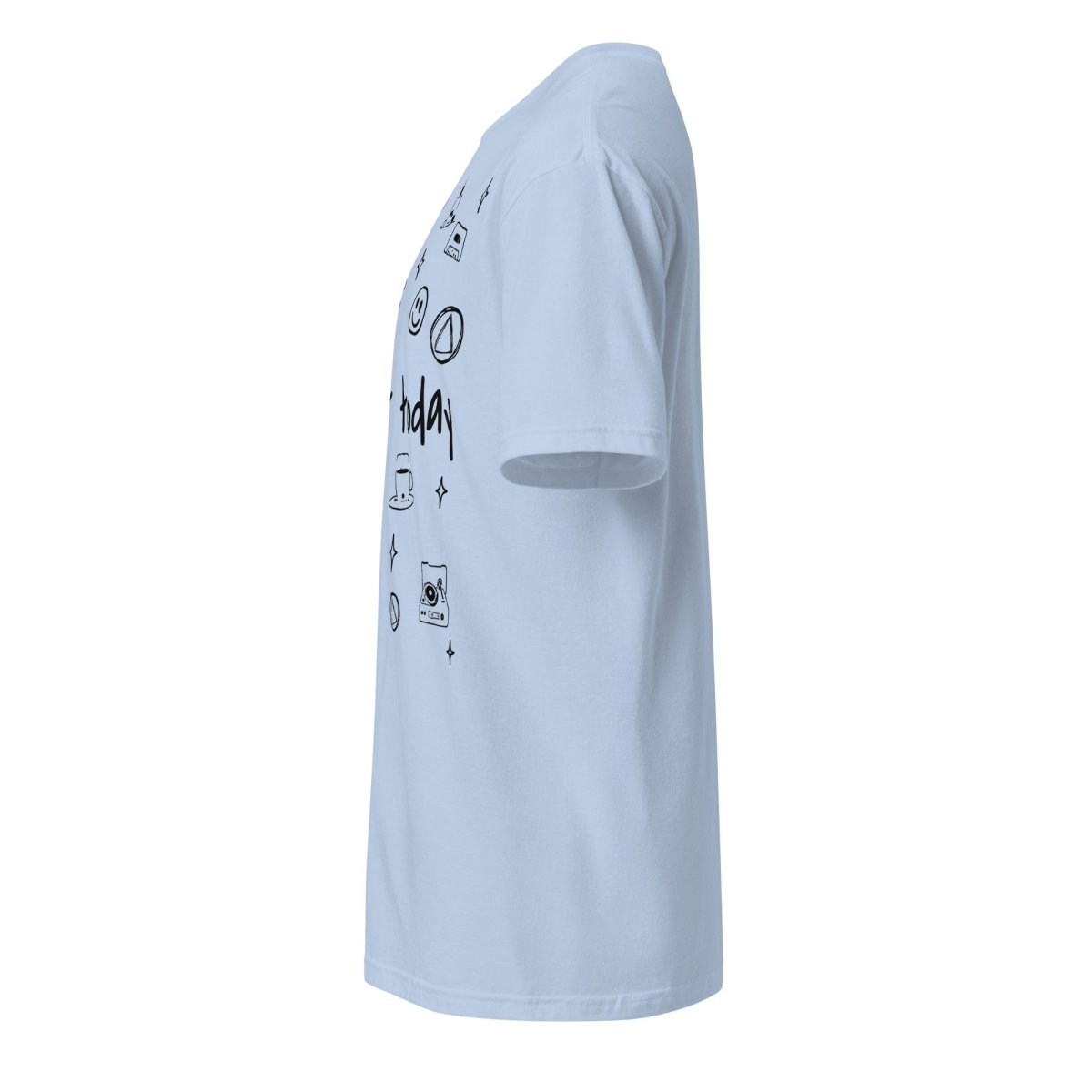 Just For Today - Inspirational Sobriety Recovery Doodle Art T-Shirt for AA Meetings & Sober Living Support