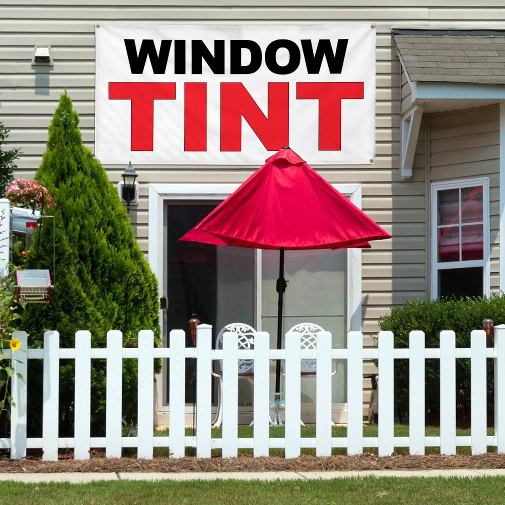 Premium Vinyl Banner - Multiple Sizes (60x144 Inches) | Weatherproof Window Tint for Auto, Car Repair Shops & Outdoor Use | Heavy-Duty with 10 Grommets | Ideal for Automotive, Industrial Yard Signs & Business Advertising