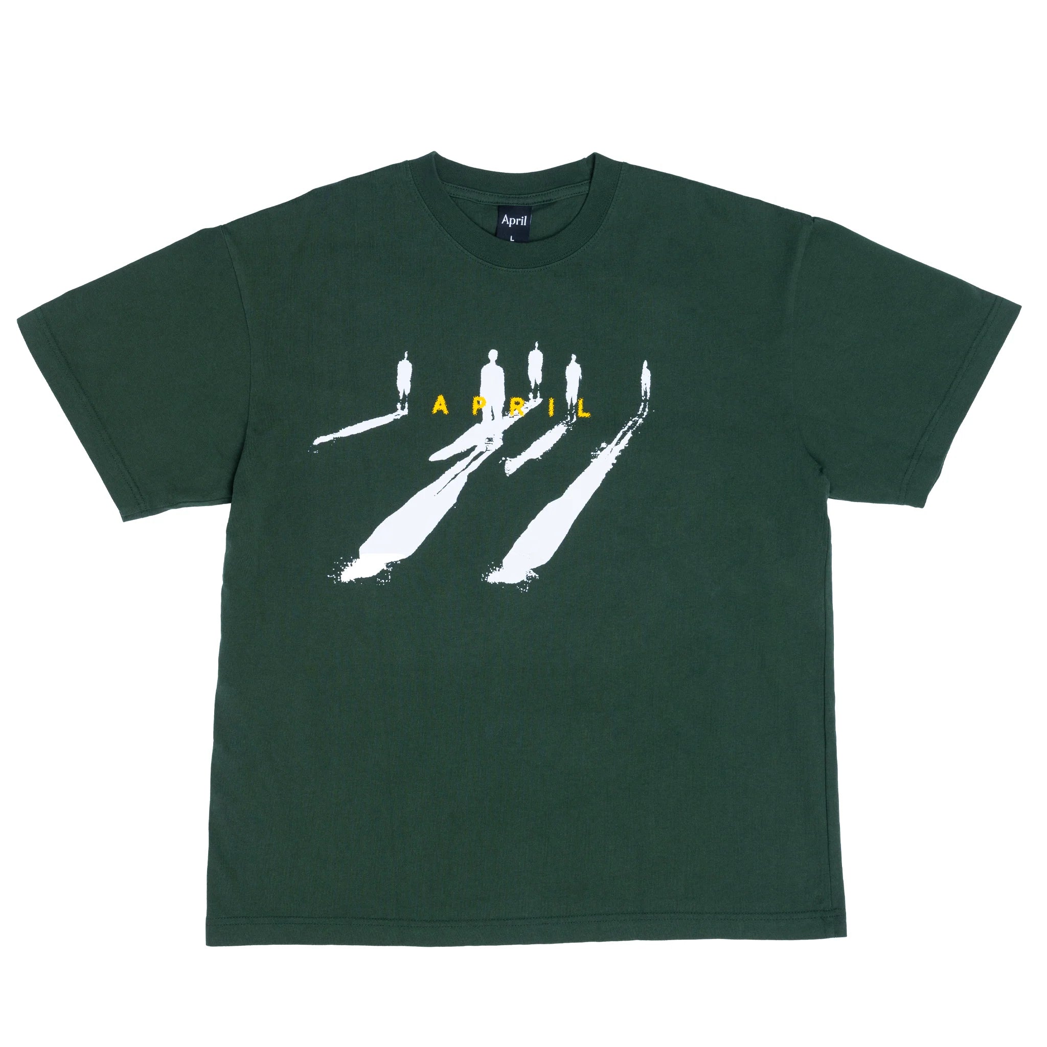 April Shadow T-Shirt for Men & Women - Soft Cotton Forest Green Tee - Casual Wear & Outdoor Activities