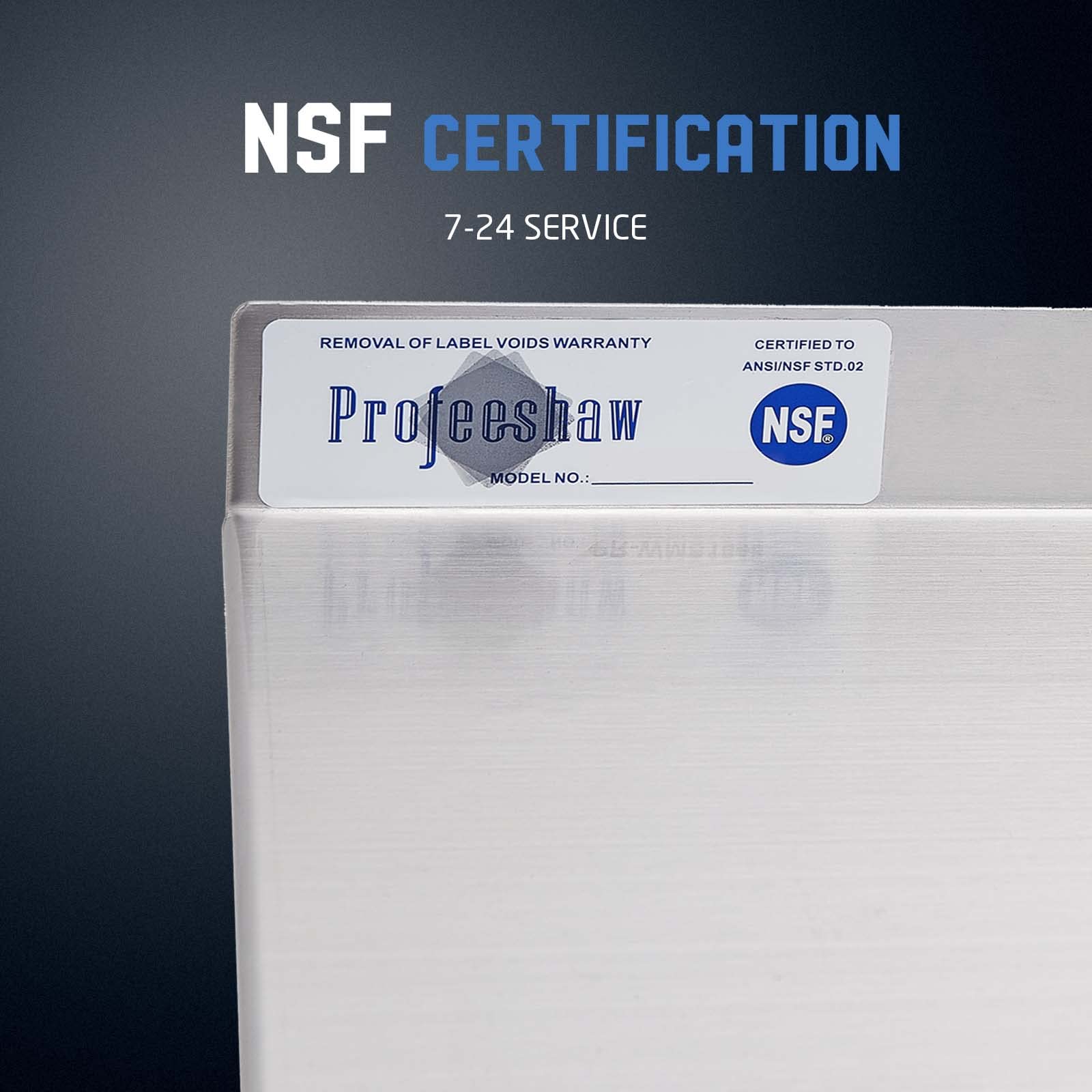 NSF Certified 14” x 36” Stainless Steel Commercial Shelf - 300 lb Capacity Wall Mounted Metal Shelving with Backsplash & 2 Brackets for Restaurant, Bar, Kitchen, Garage - Perfect for Food Prep, Storage & Organization