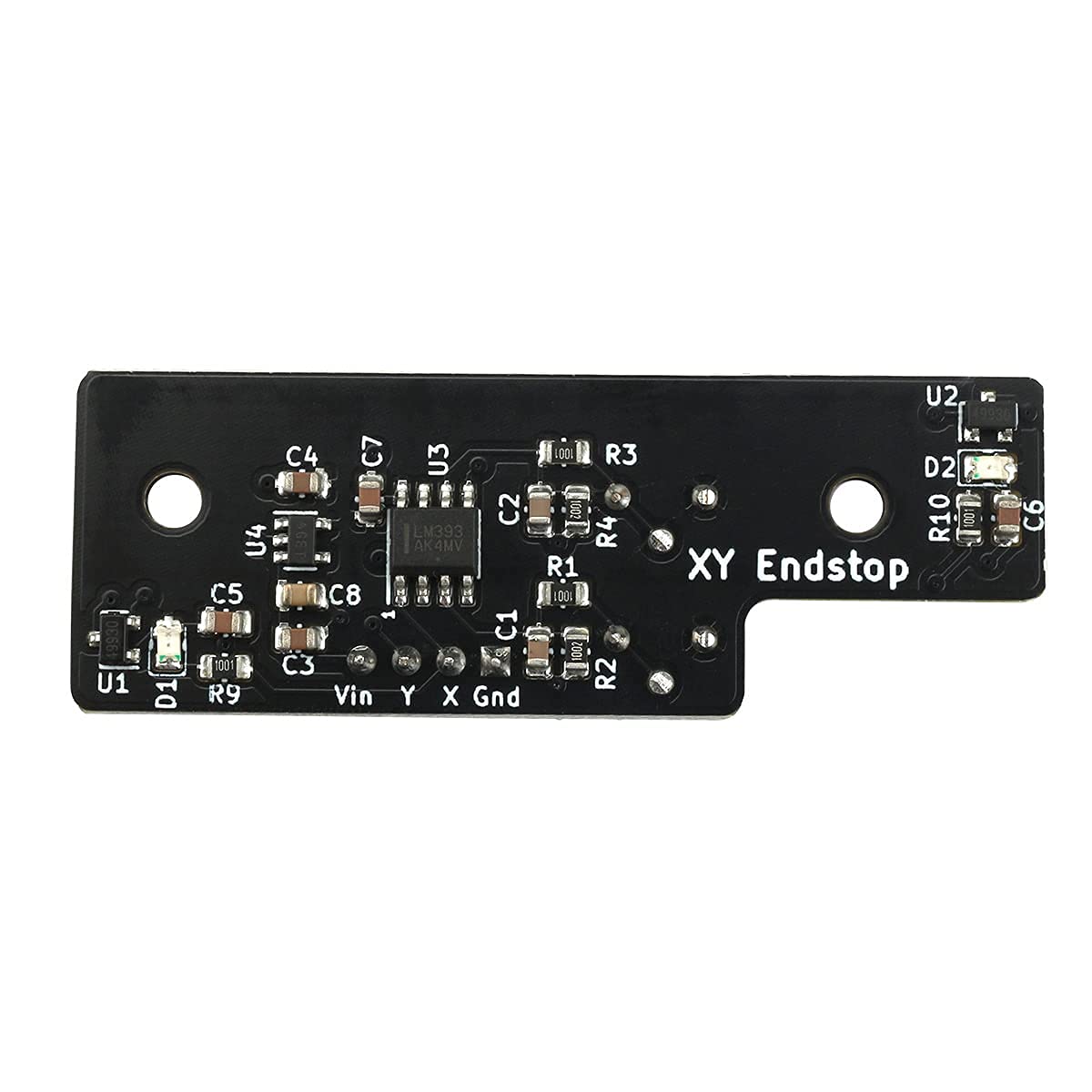 FYSETC Vorn 2.4 Hall Effect Endstop Switch - X/Y Axis Limit Sensor Board for 3D Printers (5V, Automatic, Gold Contact, Black) - Perfect for Voron 2.4, Rat Rig & DIY 3D Printer Projects