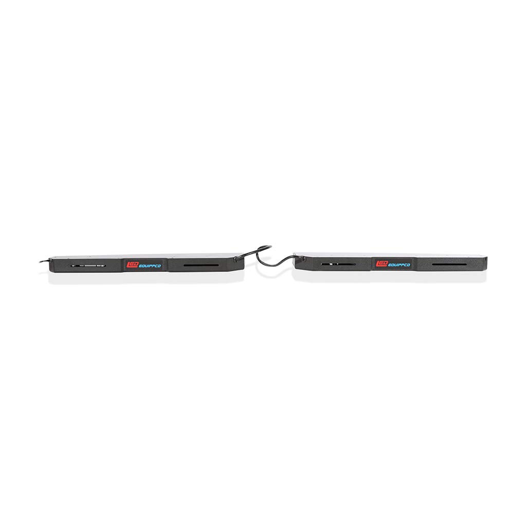3W Interior LED Strobe Light Bar for Vehicles - Emergency Warning Visor Light with Cigarette Lighter Plug | Ideal for Police, Security, and Emergency Vehicles