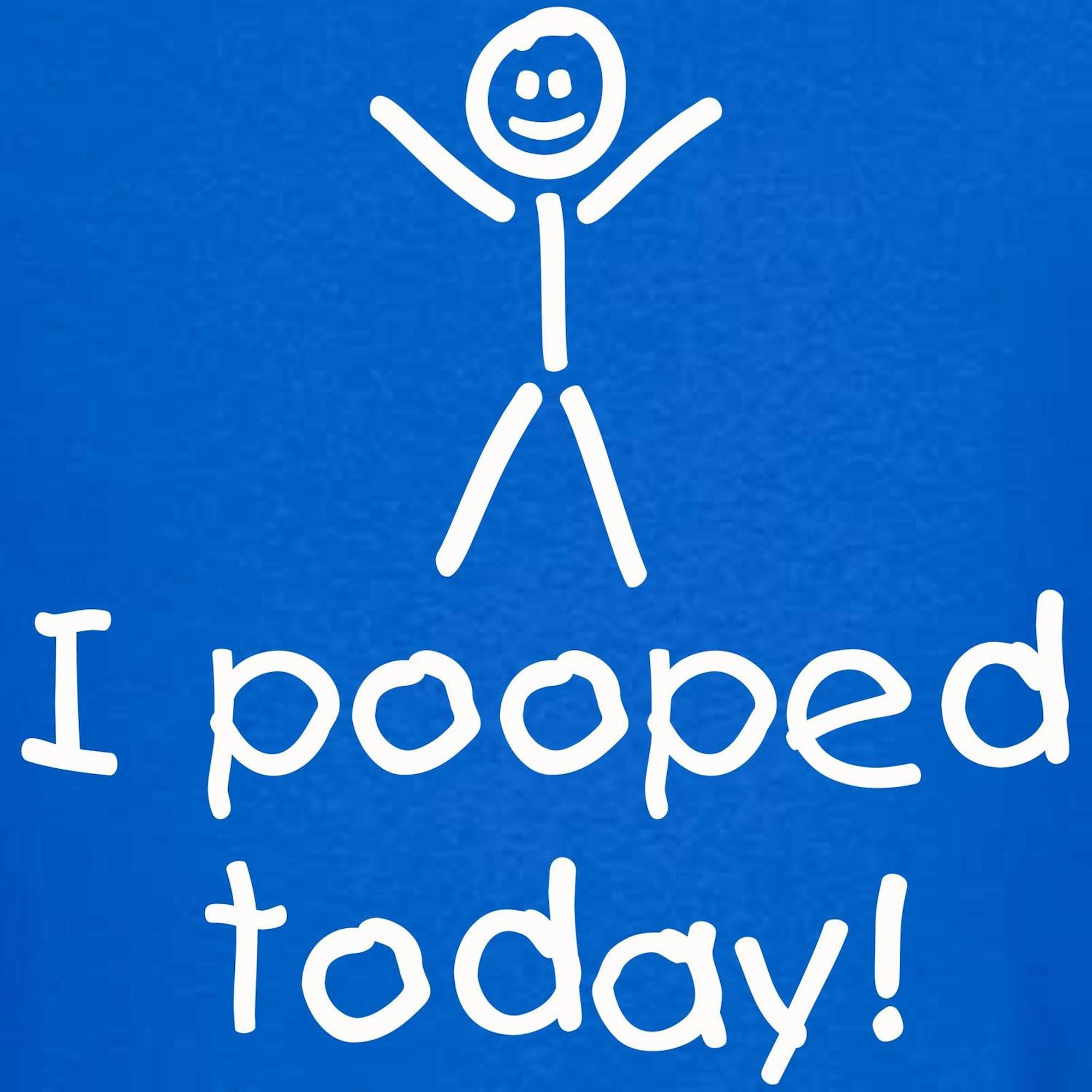 Funny Kids Dark Cotton T-Shirt - 'I Pooped Today' Humor Graphic Tee for Boys & Girls | Playful Gift for Potty Training & Silly Moments
