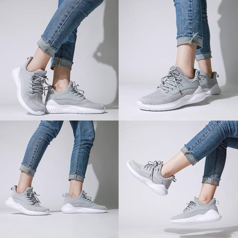 Akk Women's Slip-On Walking Shoes - Lightweight Memory Foam Tennis Running Sneakers for Gym, Workout, Indoor & Outdoor Activities | Comfortable for Work, Travel & Daily Wear