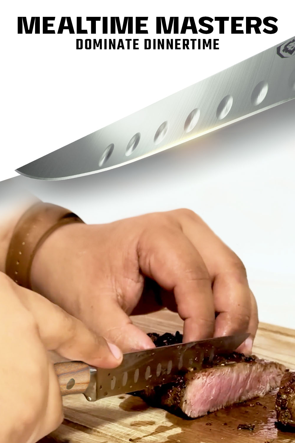 Premium 4-Piece Steak Knife Set with Olive Wood Handle - Dalstrong Gladiator Series | Sharp Kitchen Knives for Steak, Meat Cutting & Fine Dining | Perfect for Home Chefs & Restaurant Use