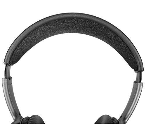 ECS WordSlinger USB Transcription Headset with Leatherette Cushions & Volume Control - Professional Medical Transcriber Headphones for Doctors, Transcriptionists & Office Work