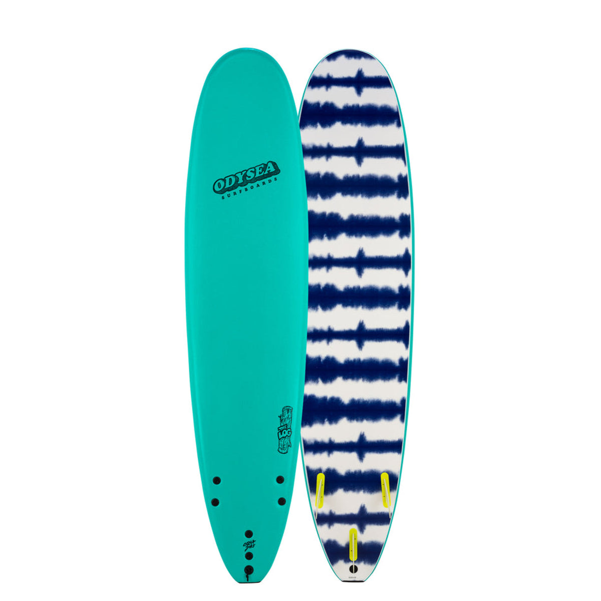 Odysea Log 7'0 Surfboard - Emerald Green 22 - Perfect for Beginners & Small Waves - Beach, Surfing, Summer Fun