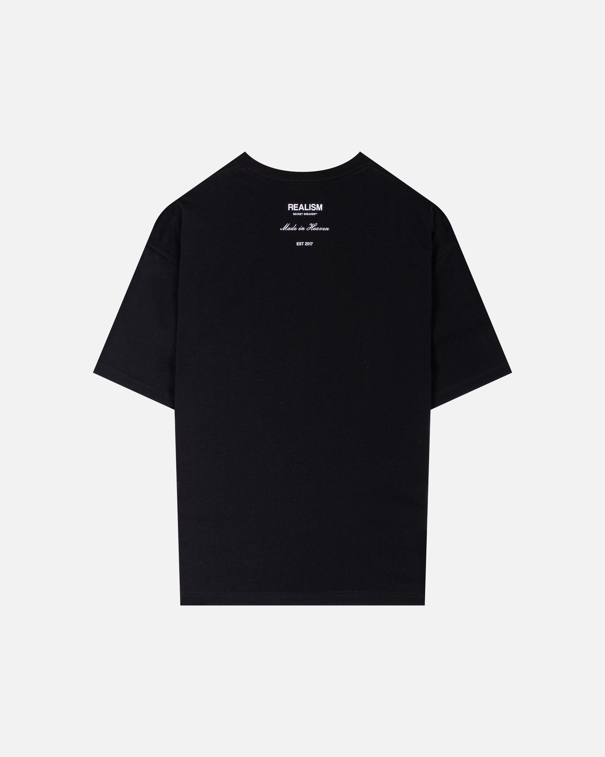 SSS Realism Dove Logo T-Shirt - Monochrome Graphic Tee for Men & Women | Casual Streetwear & Everyday Outfit