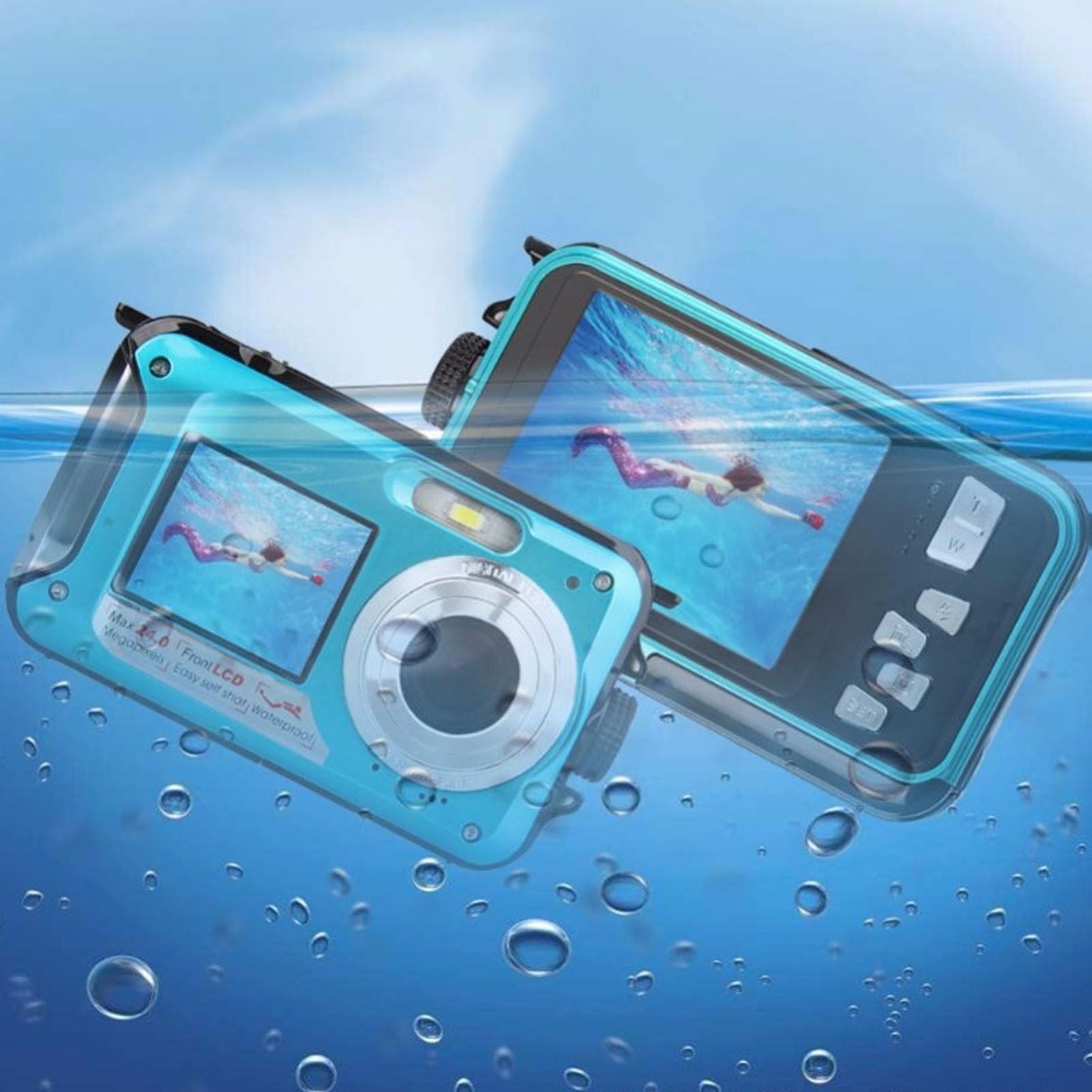 4K Waterproof Digital Camera with 2.8