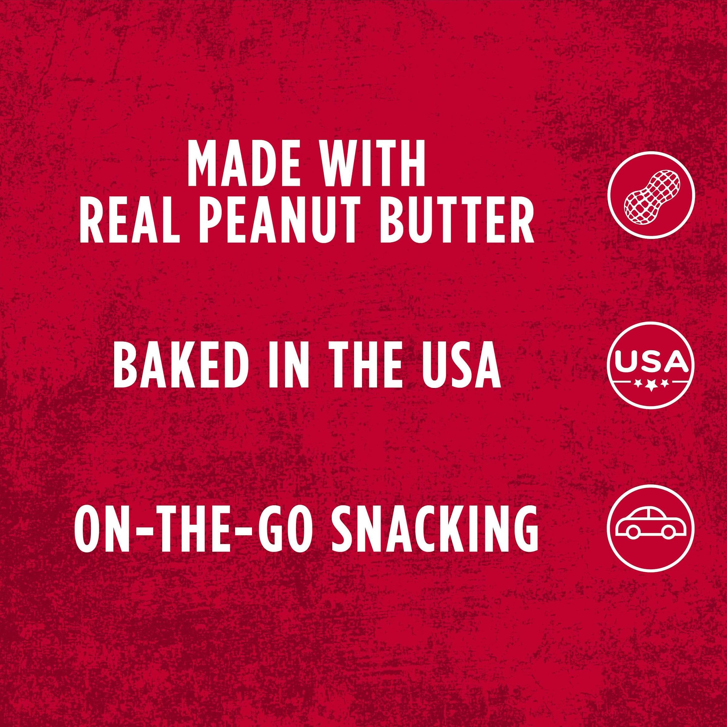 Austin Sandwich Crackers - Peanut Butter Filled Snack Crackers, 11oz Tray (8 Packs) | Single Serve Office Snacks & Kids Lunch Box Treats | Perfect for School, Work & On-the-Go Snacking