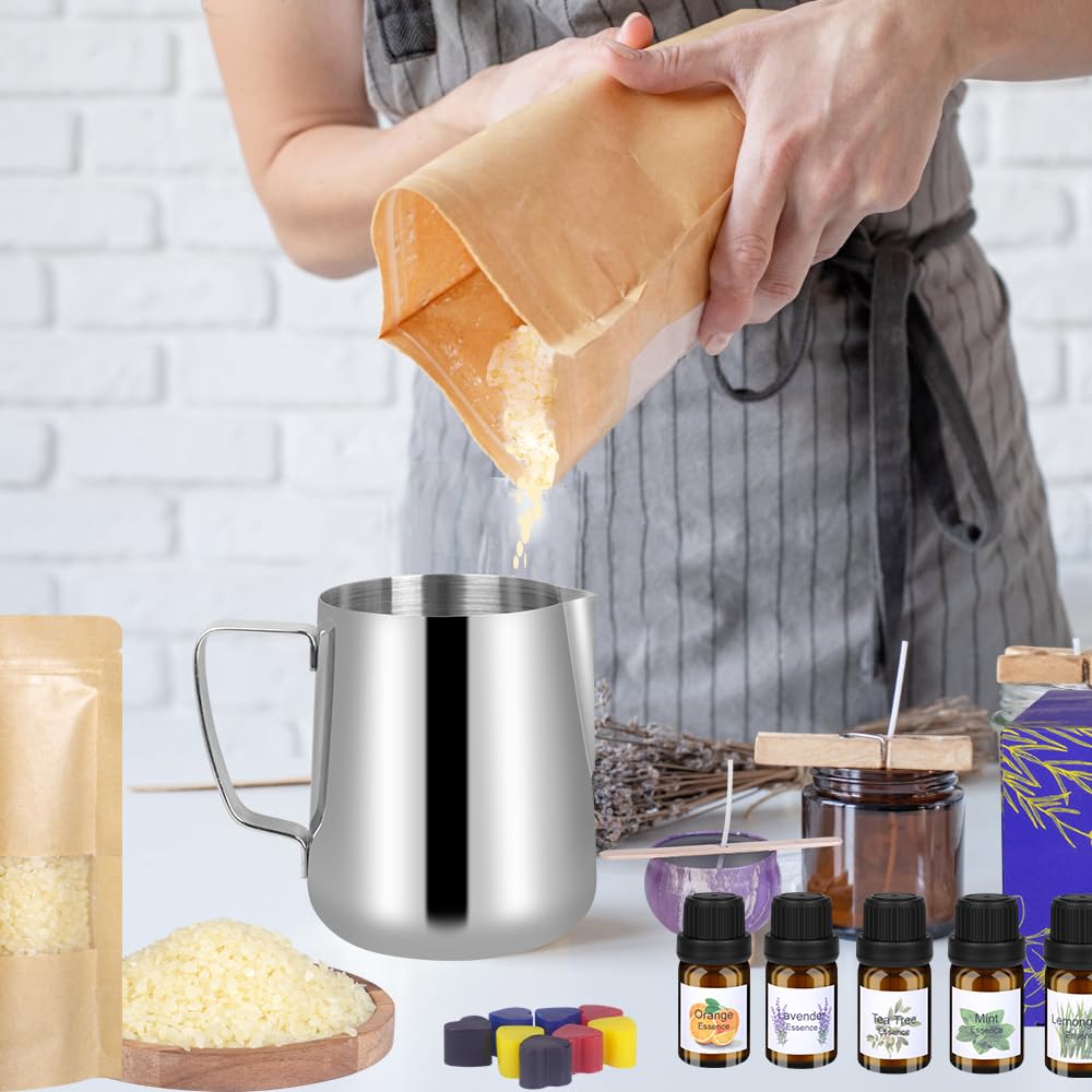 SUPERSUN Premium DIY Candle Making Kit for Adults & Beginners - Beeswax, Essential Oils, Dyes & Complete Candle Making Supplies | Perfect Christmas Gift, Home Decor & Relaxation Activity