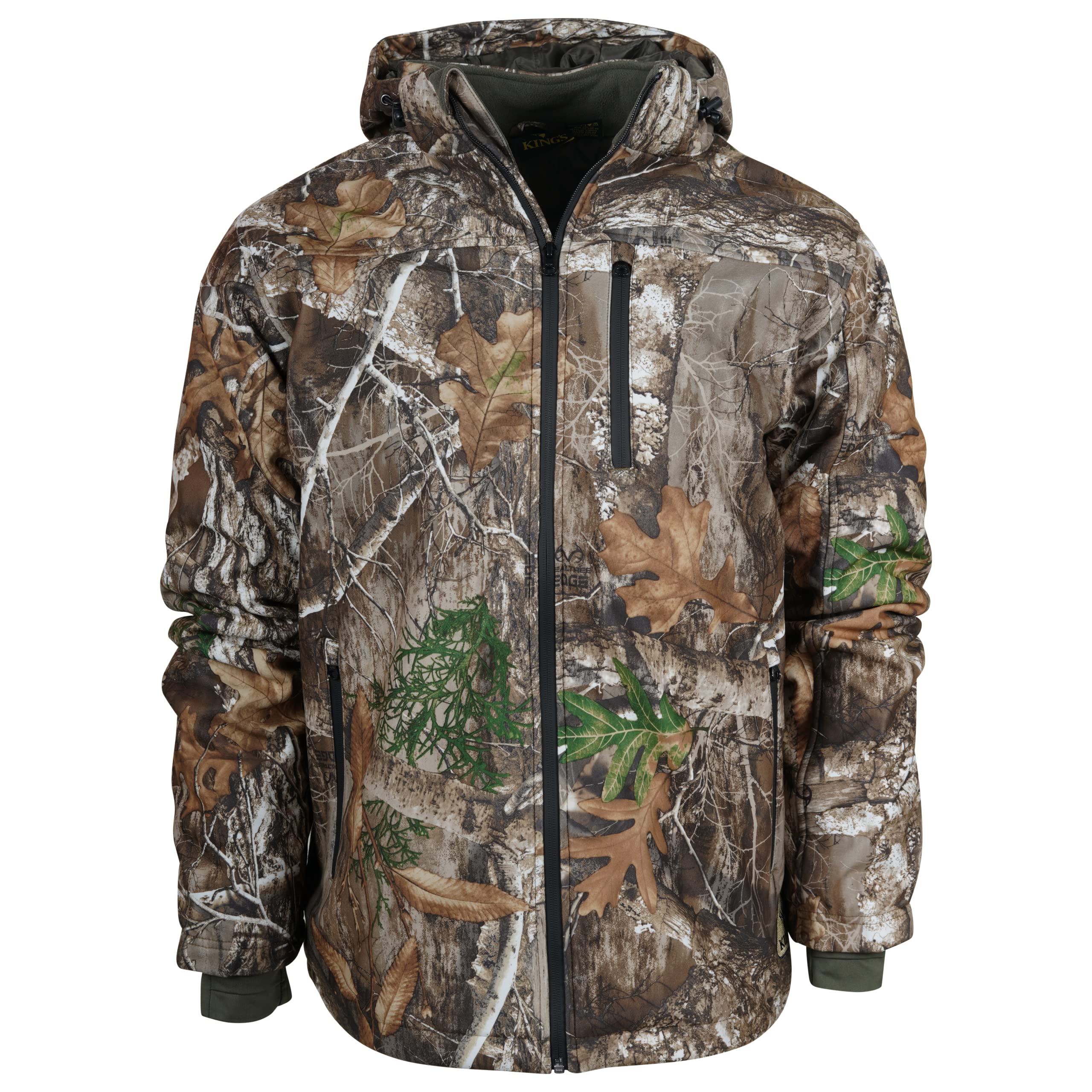 King's Hunter Weather Pro Insulated Jacket for Men - Waterproof Winter Coat with Warm Fleece Lining - Perfect for Hiking, Skiing & Outdoor Adventures