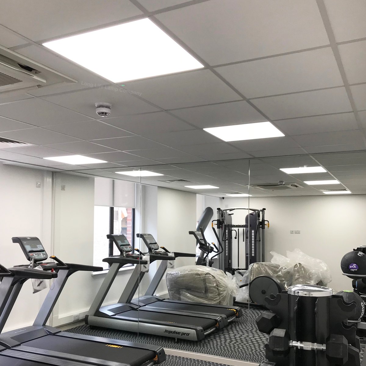 48W Dimmable LED Ceiling Panel 600x600 - Cool White 6500K Recessed Suspended Light for Office & Home