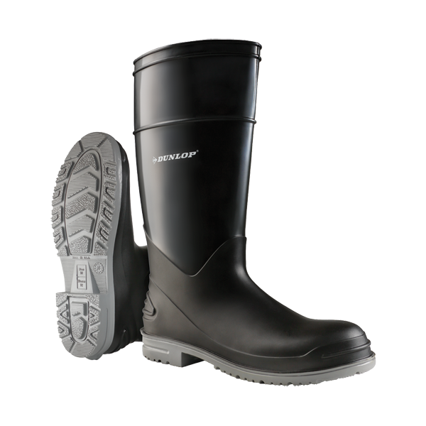 Dunlop 89680 Goliath Plain Toe Knee Boot - Waterproof Work Boots for Men, Durable Safety Boots with Slip-Resistant Sole - Ideal for Construction, Farming & Outdoor Work