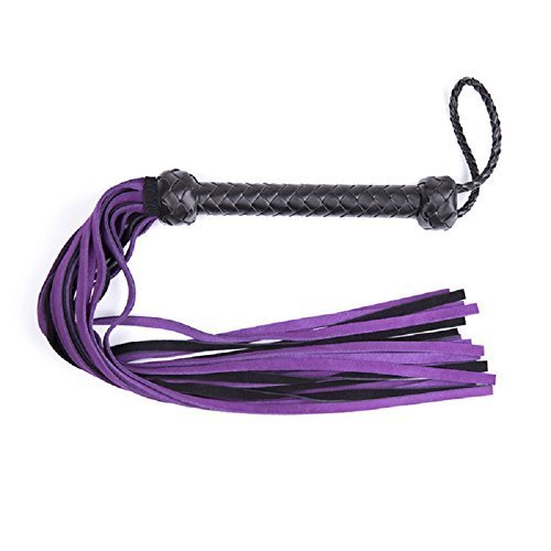 Genuine Suede Leather BDSM Flogger & Whips - Couples Role Play Toy