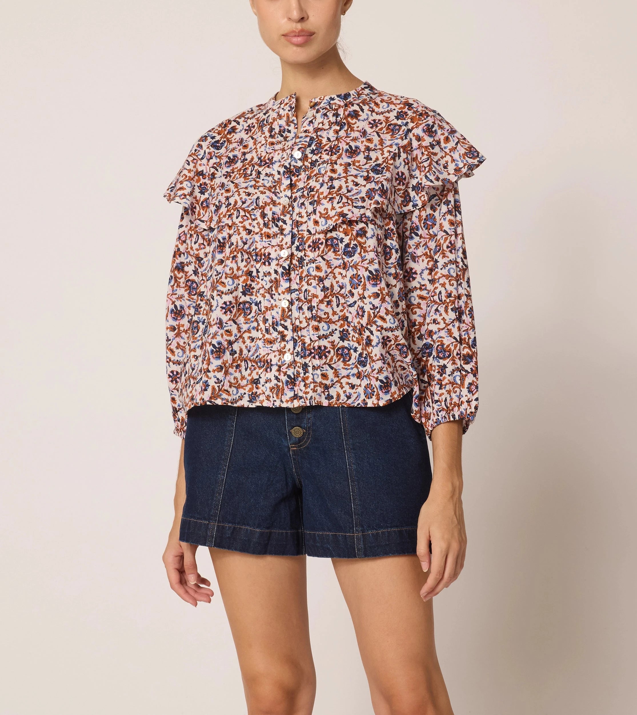 Juno Blouse | Bellucci Women's Fashion Top | Elegant Casual Wear for Office & Date Night