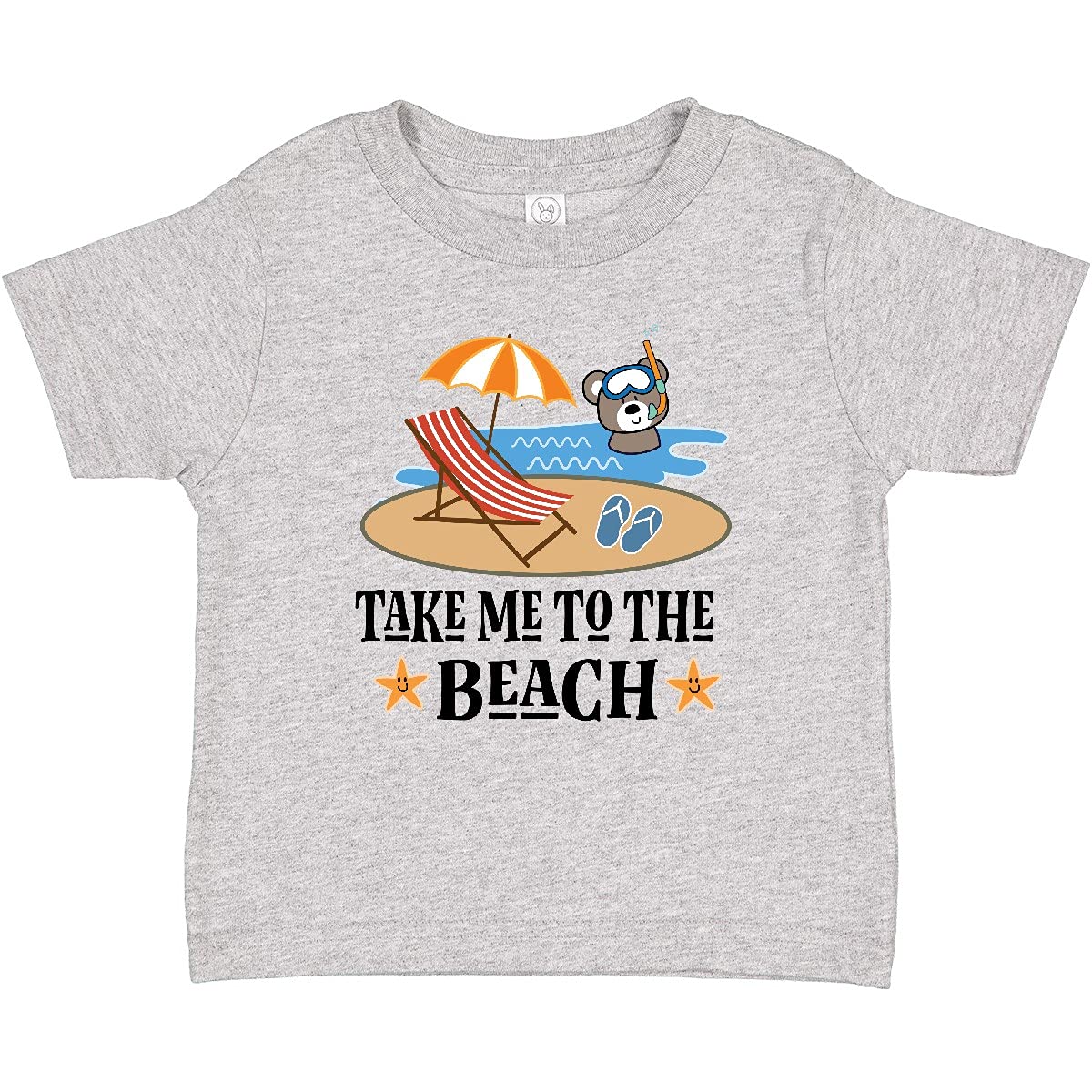 Inktastic Beach Vacation Florida California Baby T-Shirt - Cute Summer Outfit for Toddlers, Beach Trips & Family Vacations